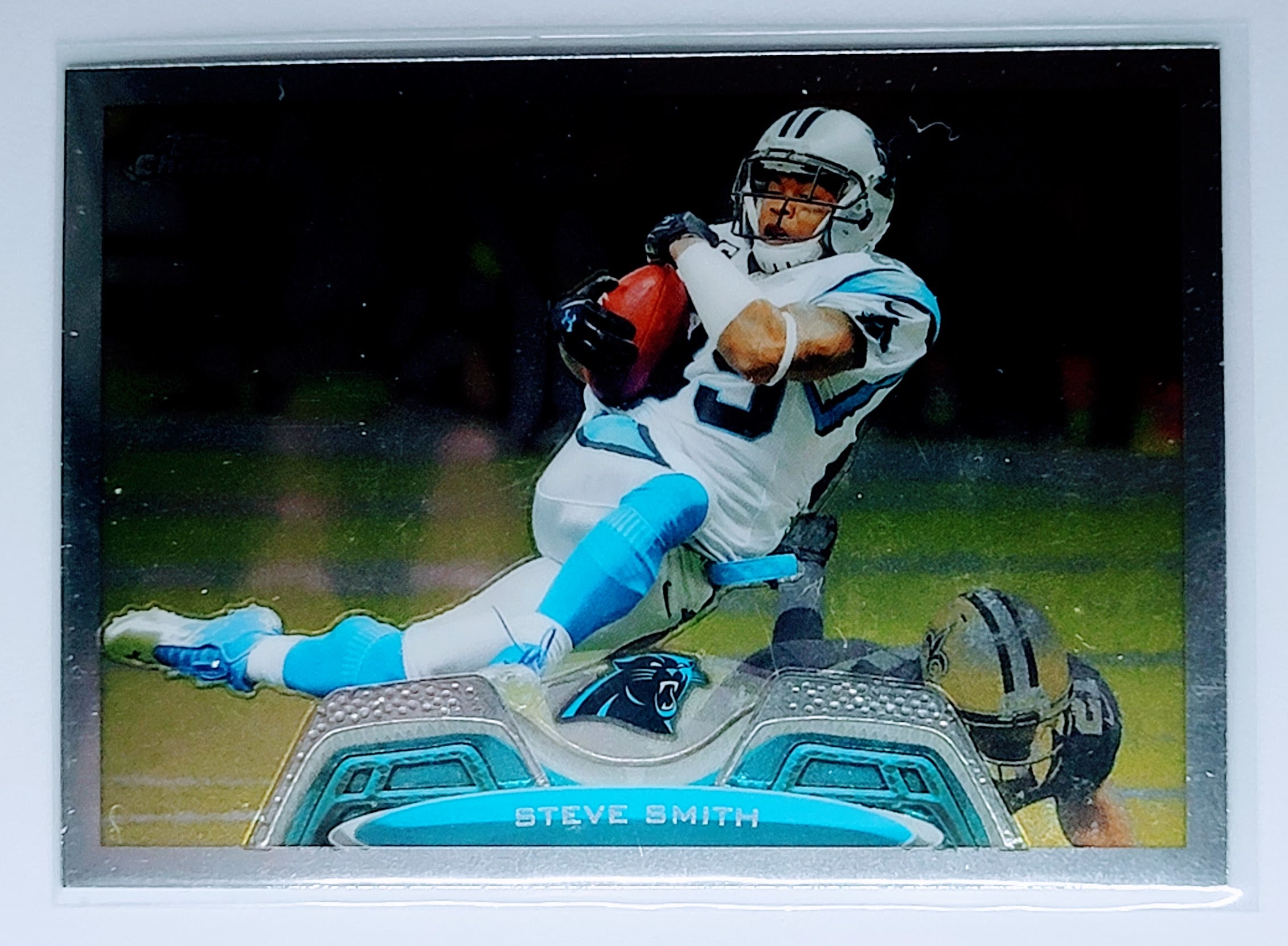 2013 Topps Chrome Steve
  Smith   Carolina Panthers Football
  Card  TH1CB simple Xclusive Collectibles