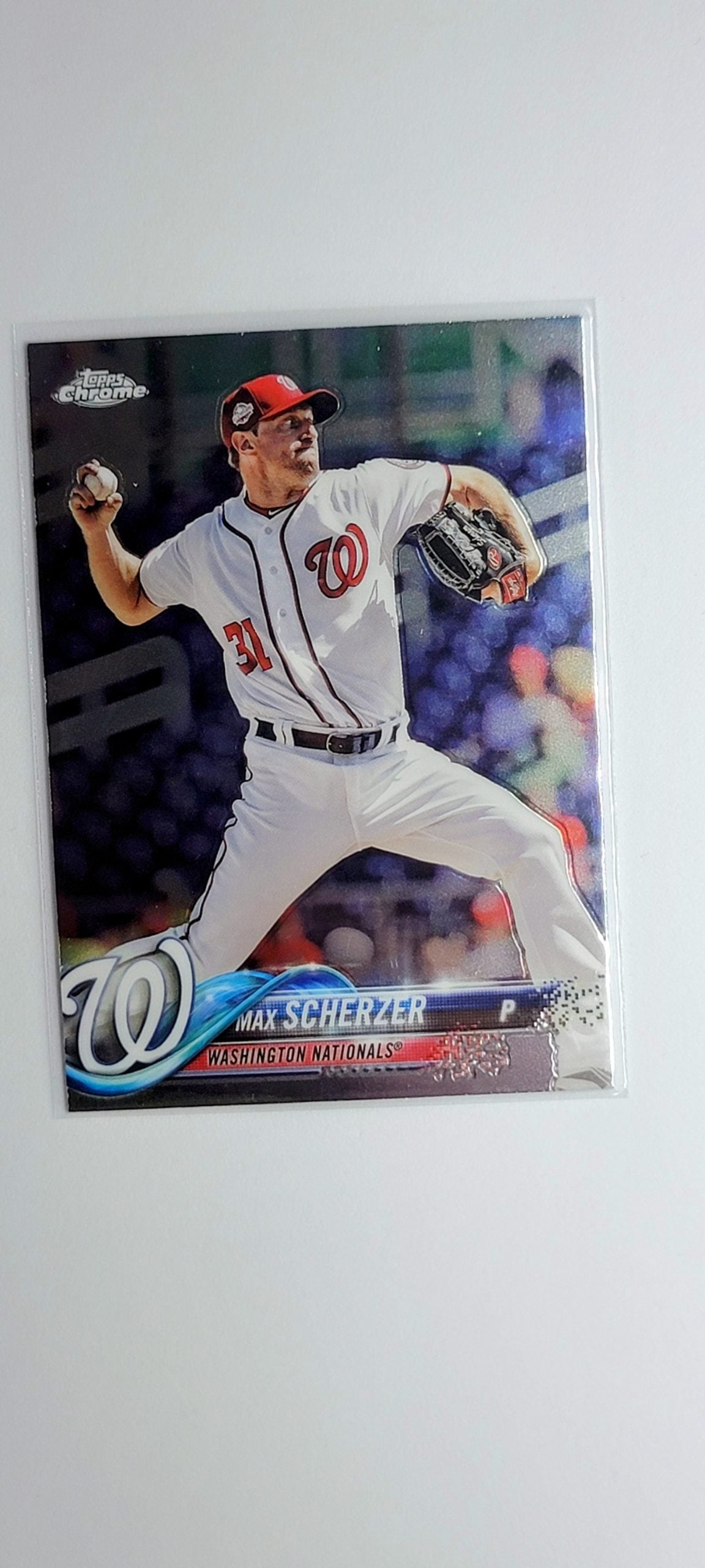 2018 Topps Chrome Max
Scherzer Washington Nationals
Baseball Card TH1CB simple Xclusive Collectibles