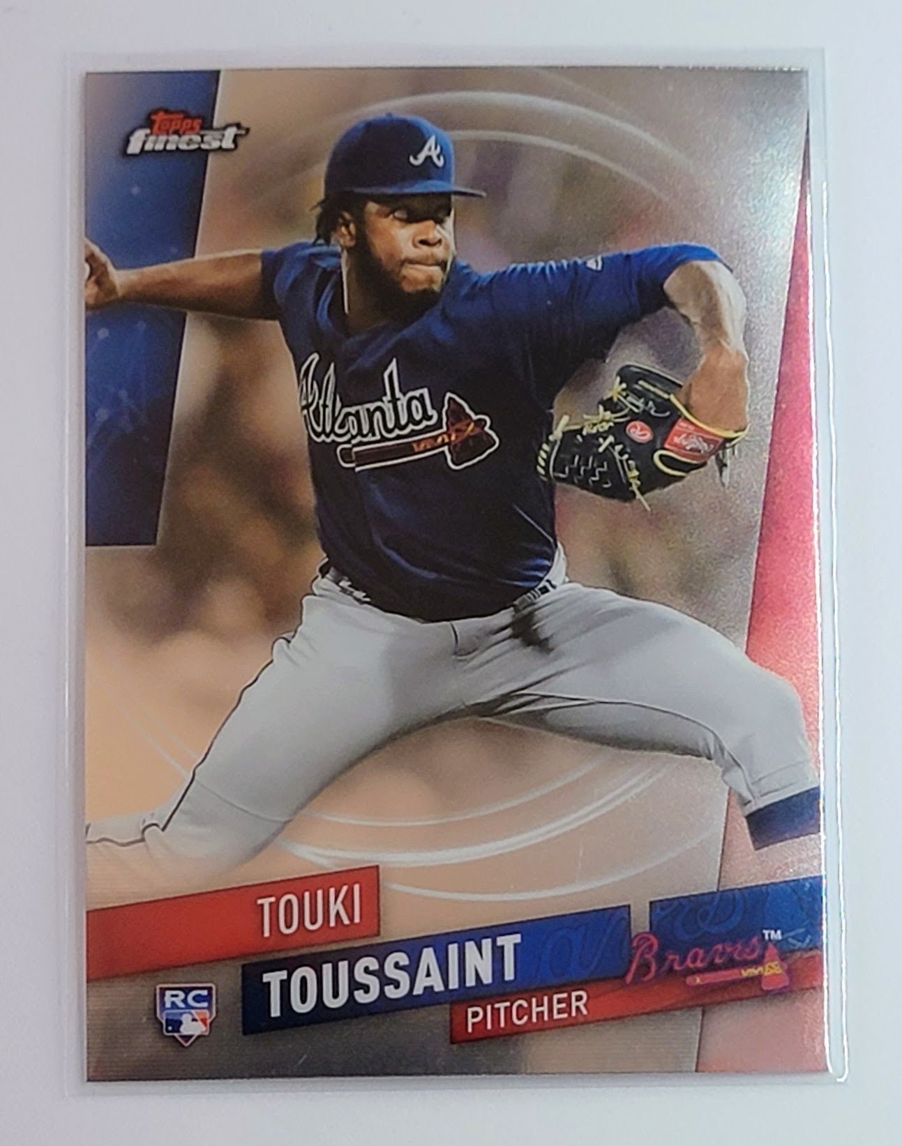 2019 Finest Touki Toussaint
  Finest Autographs  AU Atlanta Braves
  Baseball Card  TH1CB simple Xclusive Collectibles