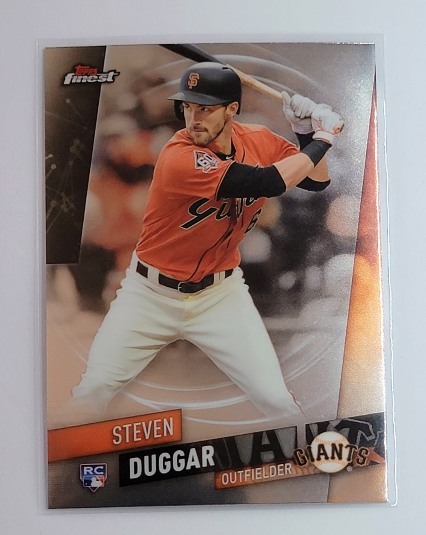 2019 Finest Steven Duggar   RC San Francisco Giants Baseball Card  TH1CB simple Xclusive Collectibles