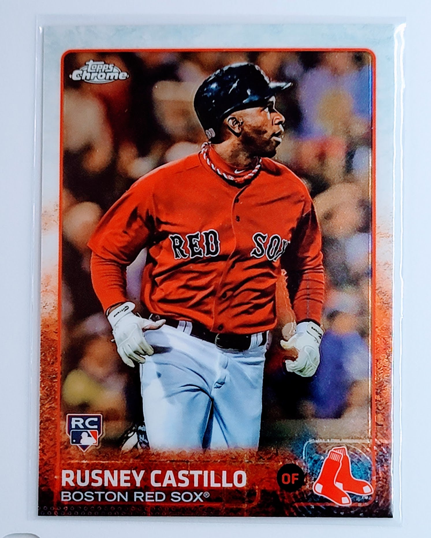 2015 Topps Chrome Rusney
Castillo Boston Red
  Sox Baseball Card  TH1CB simple Xclusive Collectibles