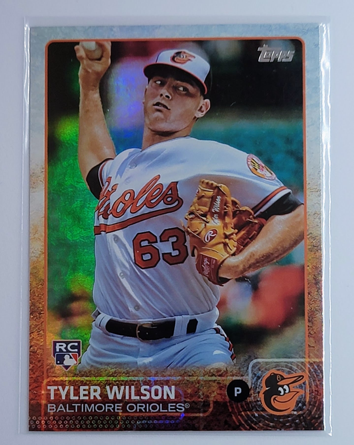 2015 Topps Update Tyler
Wilson Rainbow Foil RC Baltimore Orioles Baseball
  Card  TH1CB simple Xclusive Collectibles