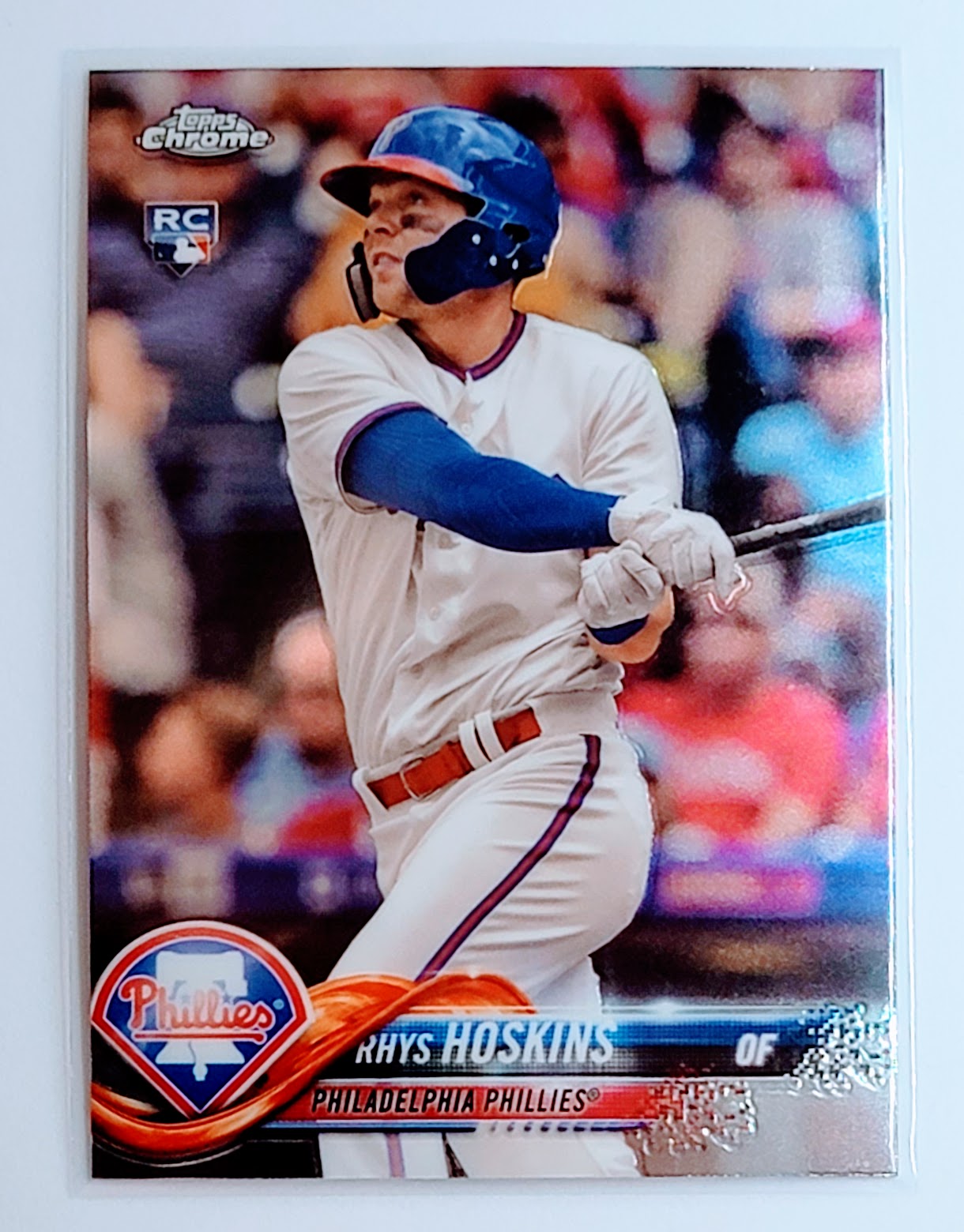 2018 Topps Chrome Update
  Edition Rhys Hoskins Rookie
  Baseball Card  TH13C simple Xclusive Collectibles