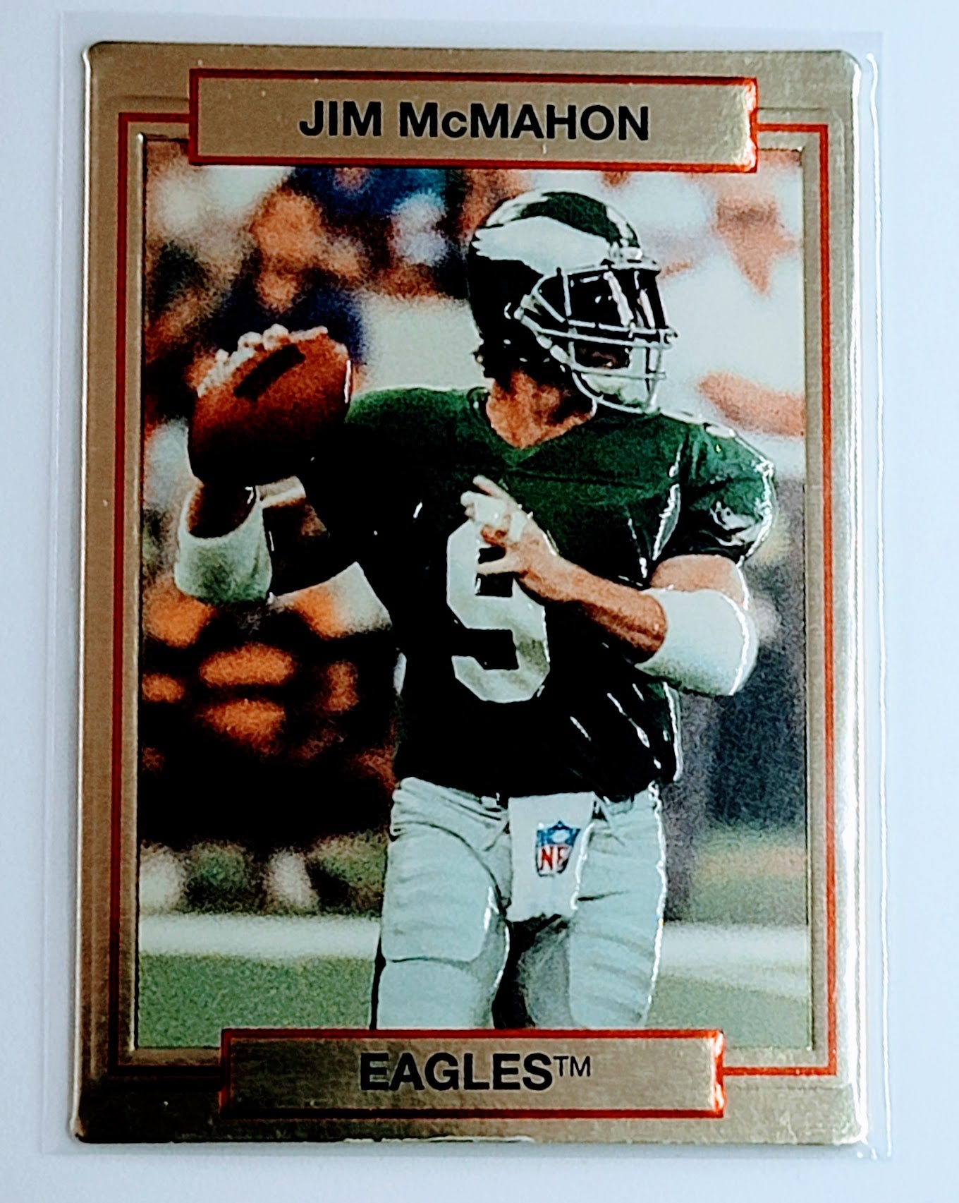 1990 Action Packed Rookie
  Update Jim McMahon   Football Card  TH13C simple Xclusive Collectibles   