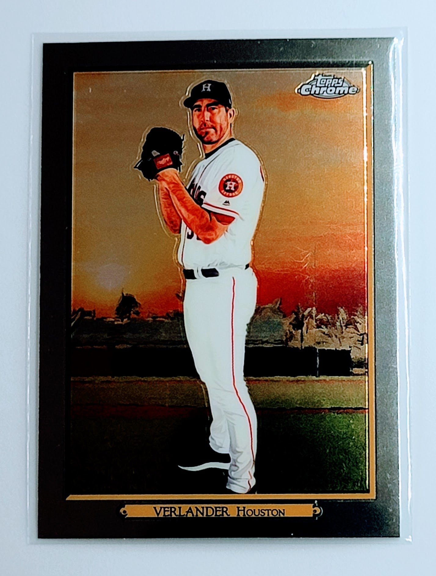 2020 Topps Justin Verlander
  Turkey Red 2020 Chrome  Baseball
  Card  TH13C simple Xclusive Collectibles   