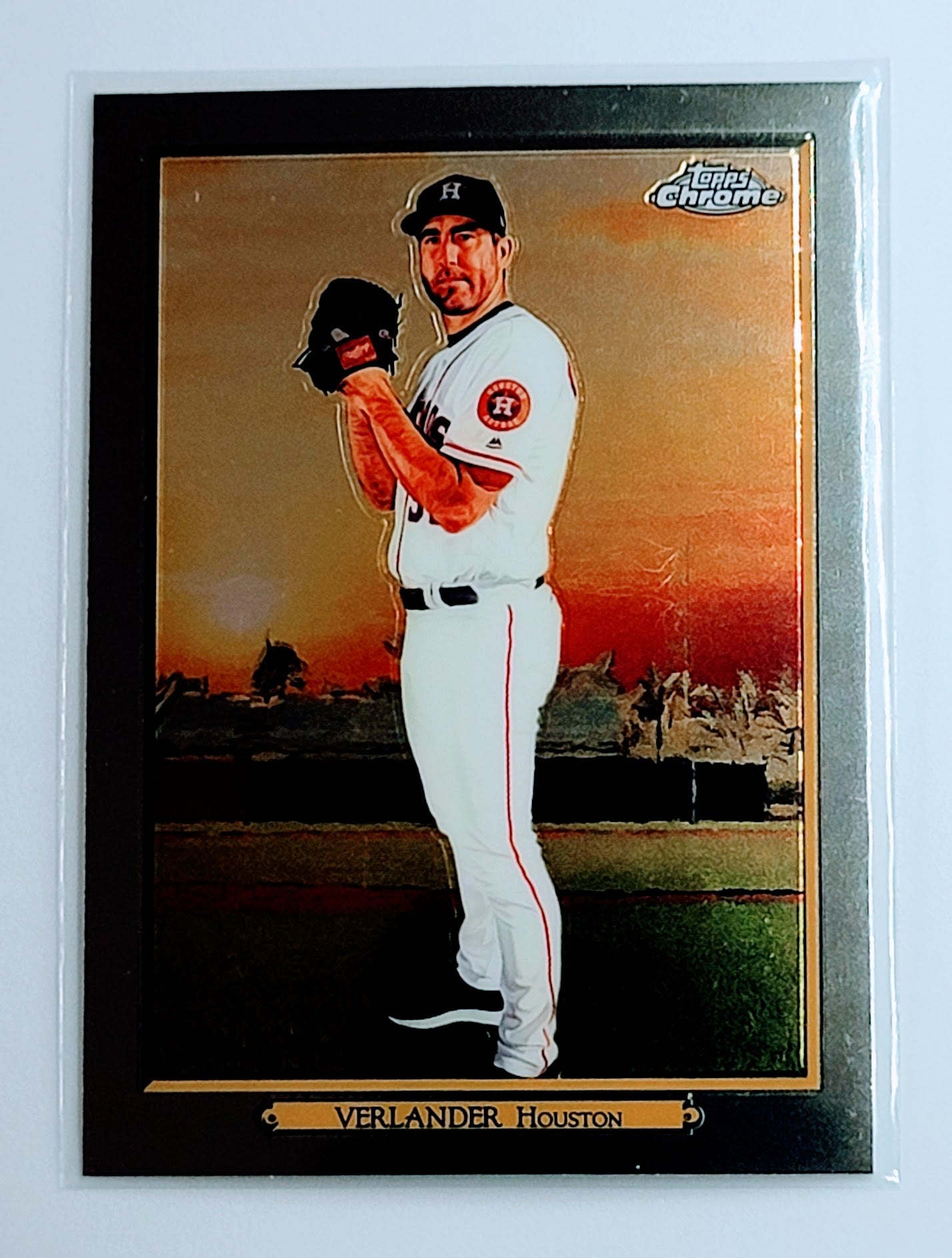2020 Topps Justin Verlander
  Turkey Red 2020 Chrome  Baseball
  Card  TH13C simple Xclusive Collectibles
