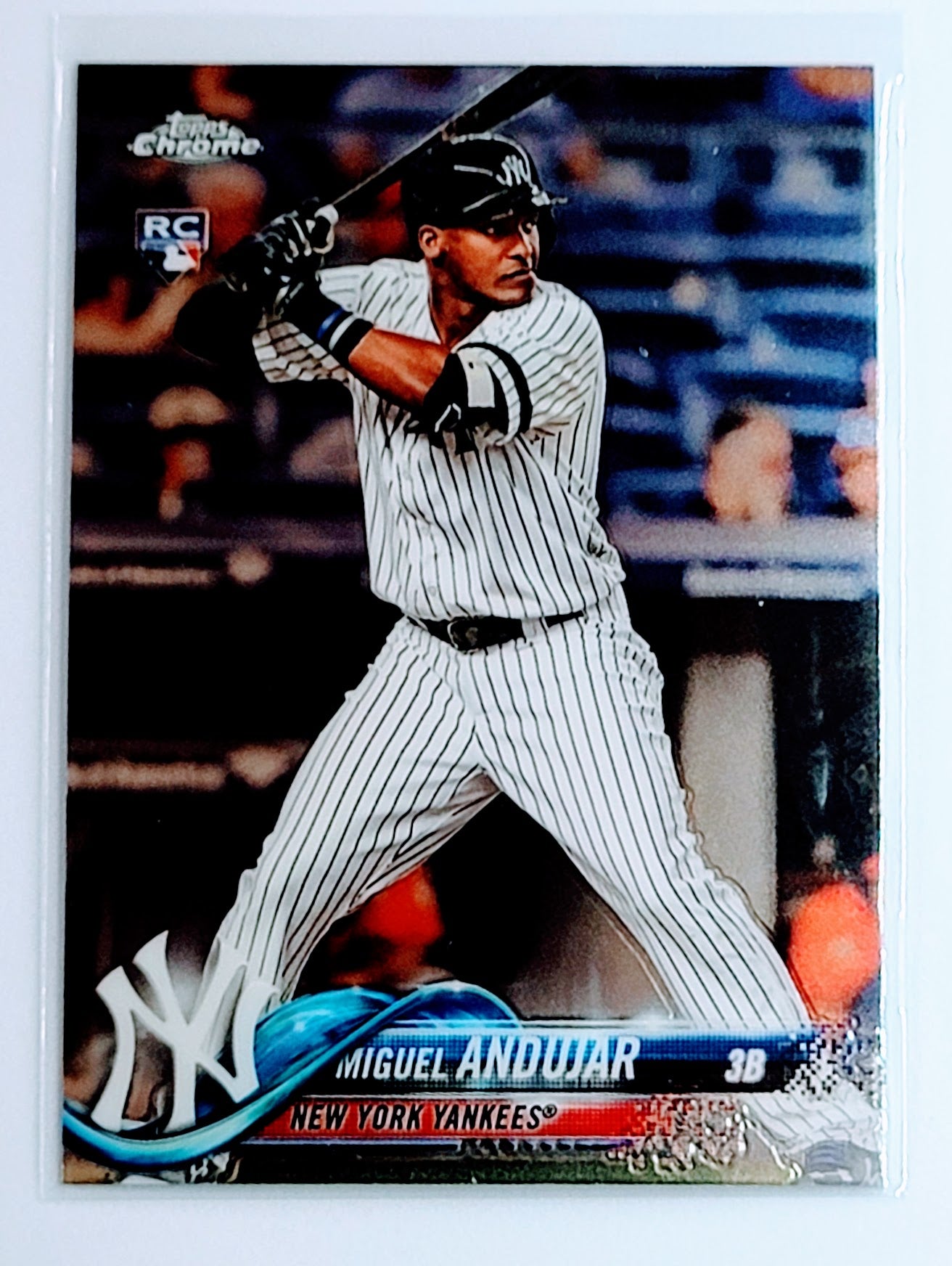 2018 Topps Chrome Miguel Andujar Baseball Card TH13C simple Xclusive Collectibles