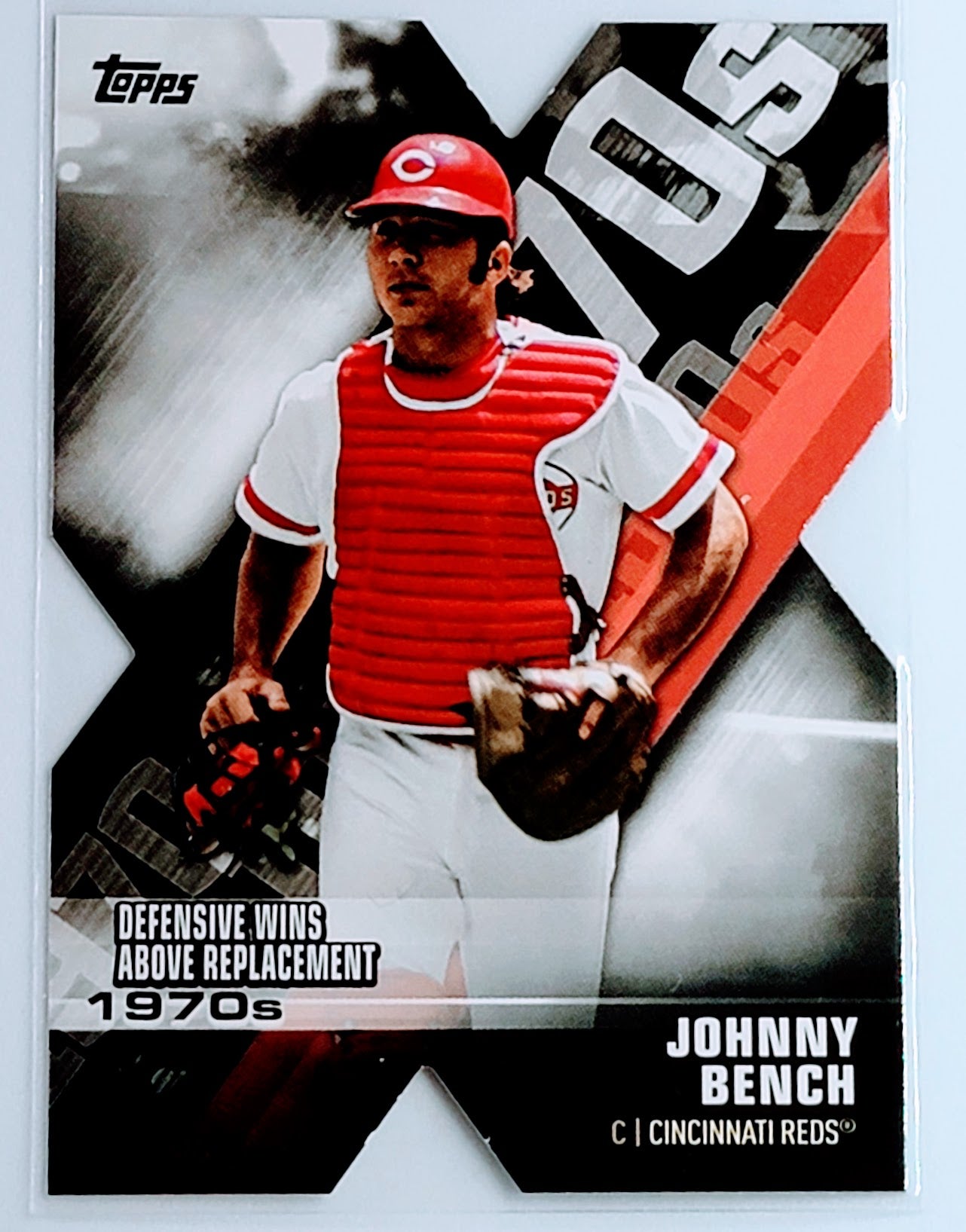 2020 Topps Johnny Bench Decade of Dominance Baseball Card TH13C