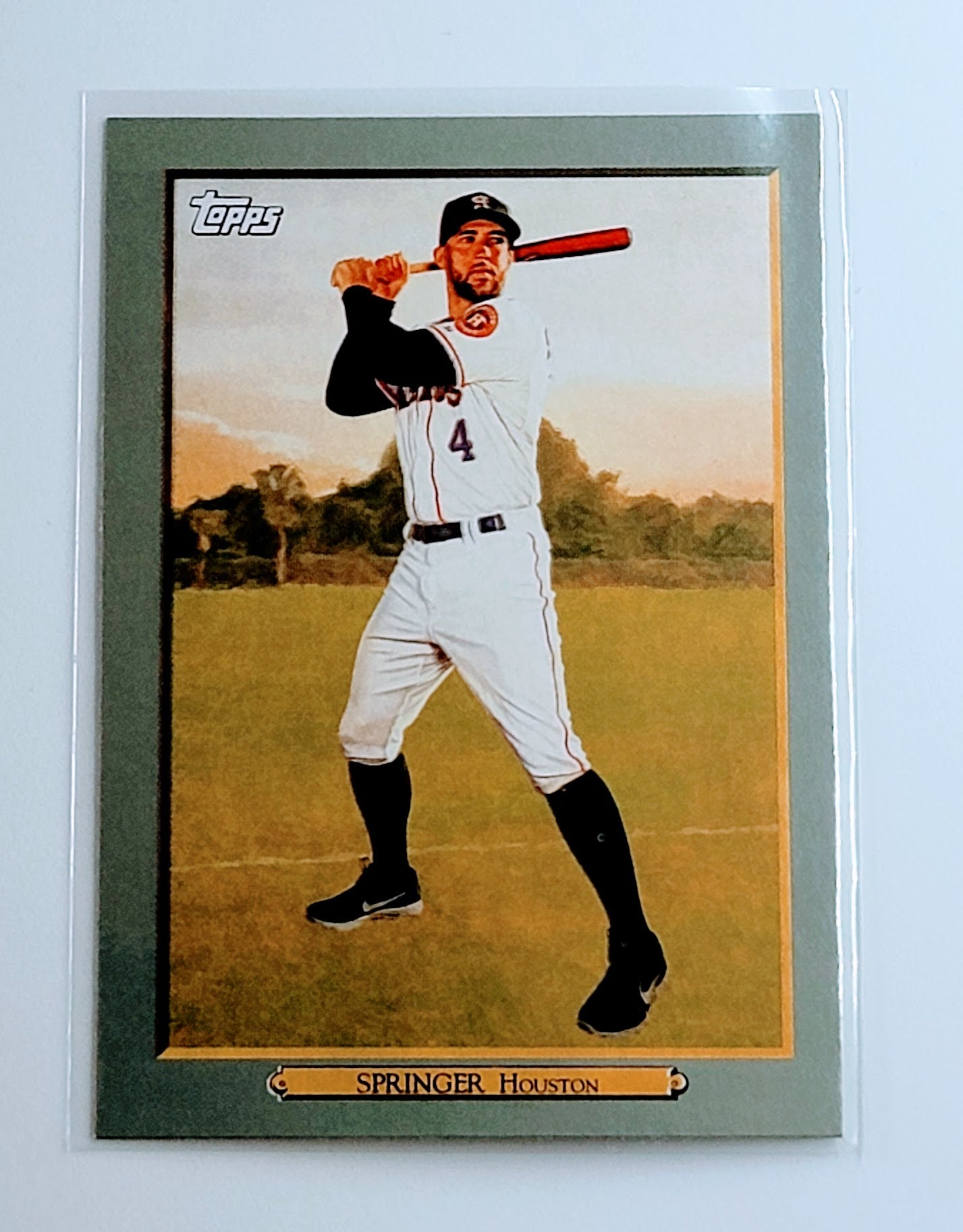 2020 Topps George Springer
  Turkey Red 2020  Baseball Card  TH13C_1a simple Xclusive Collectibles   