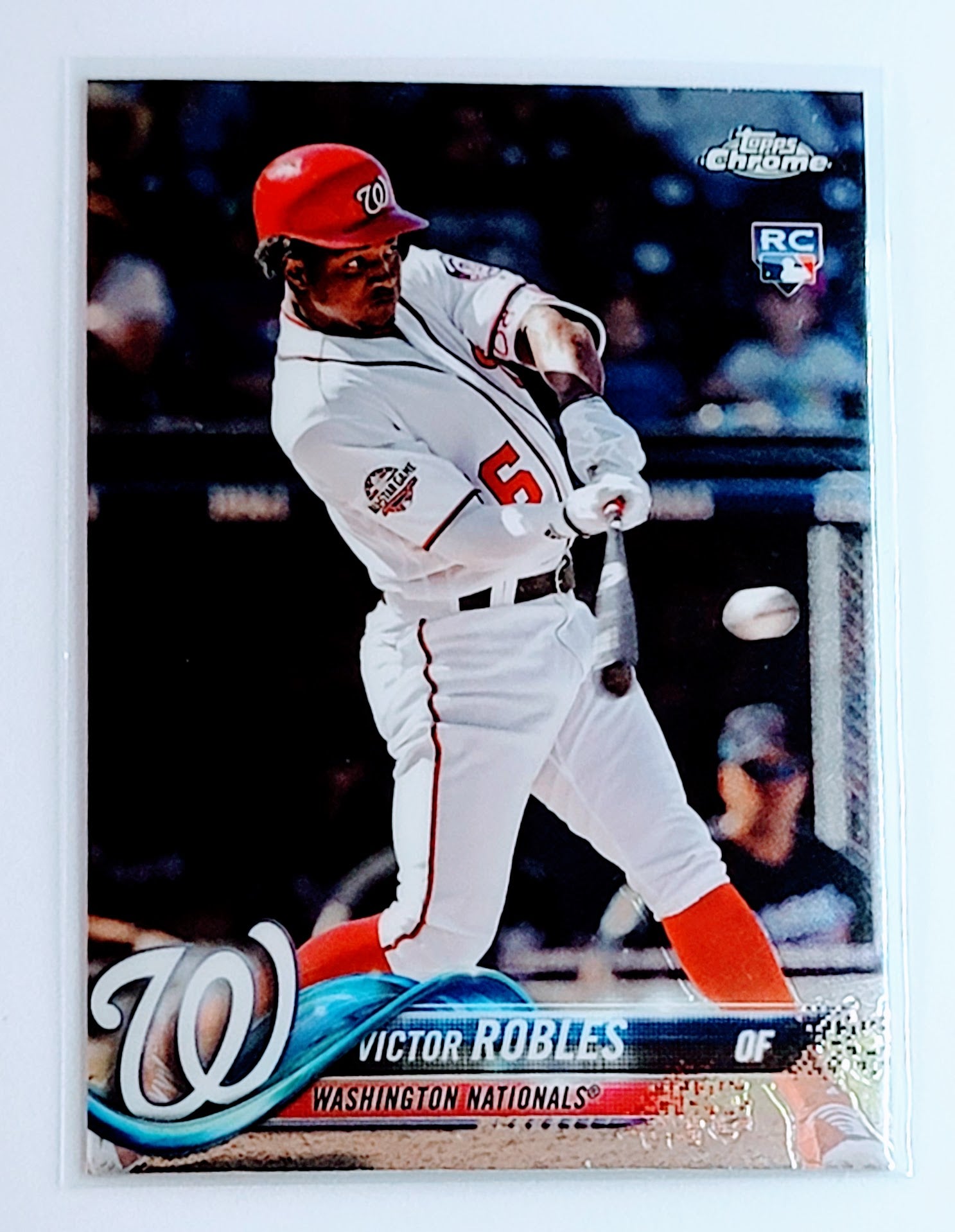 2018 Topps Chrome Update
Edition Victor Robles RC Baseball
Card TH13C simple Xclusive Collectibles