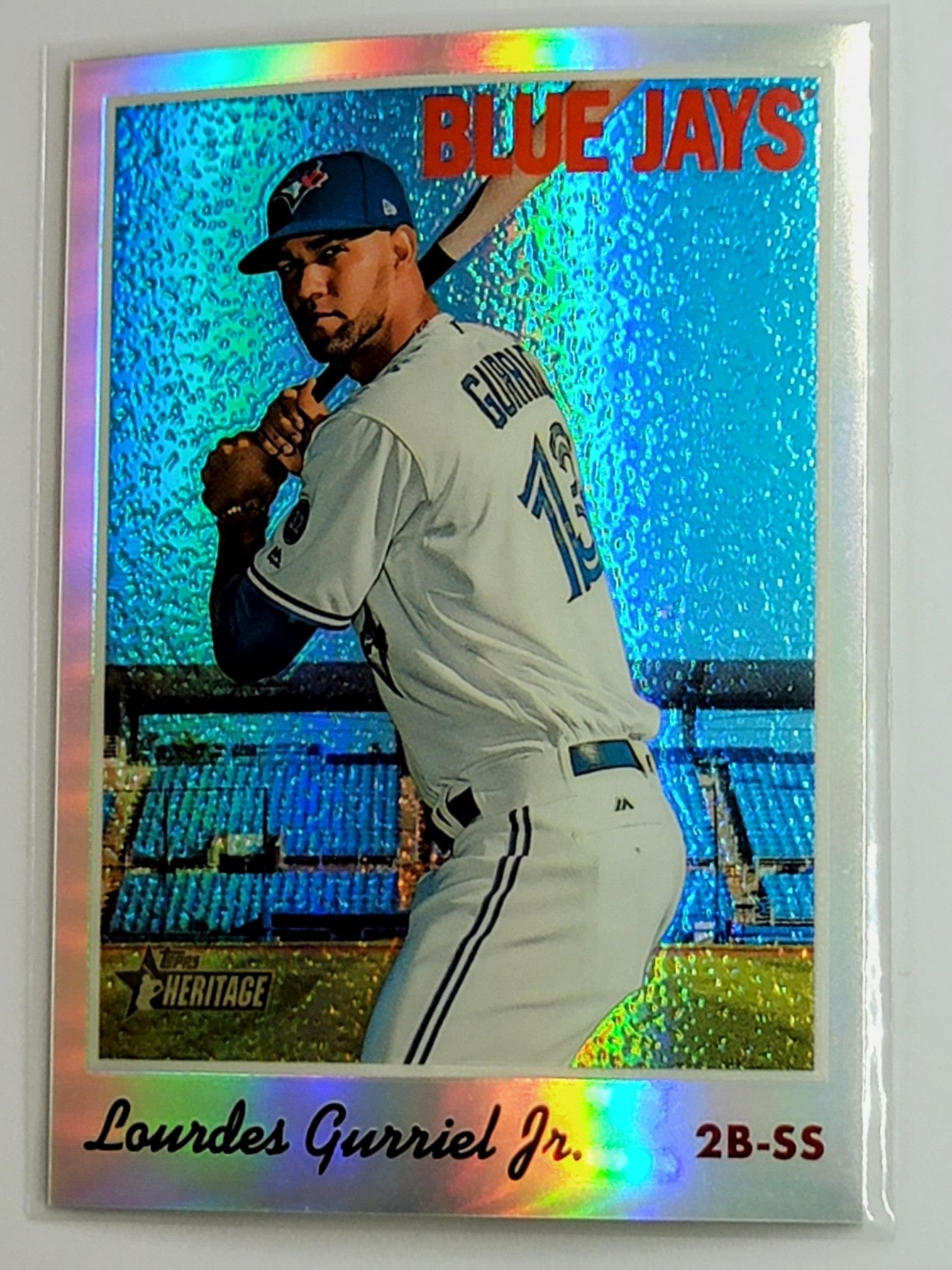 2019 Topps Heritage Lourdes
Gurriel Jr. SP Toronto Blue Jays
Baseball Card TH1C4 simple Xclusive Collectibles