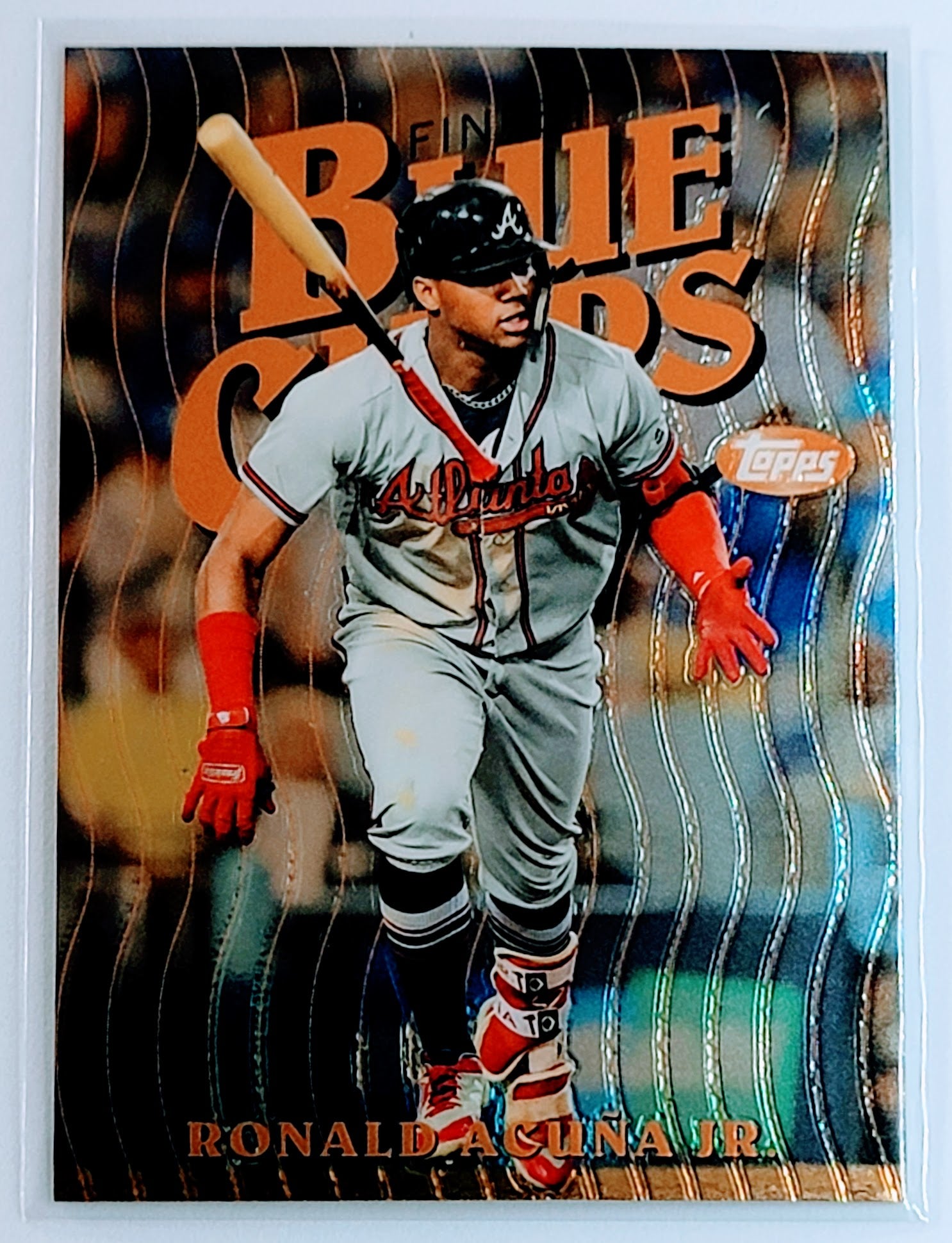 2019 Finest Ronald Acuña Jr.
  Finest Blue Chips  Atlanta Braves
  Baseball Card TH1C4 simple Xclusive Collectibles