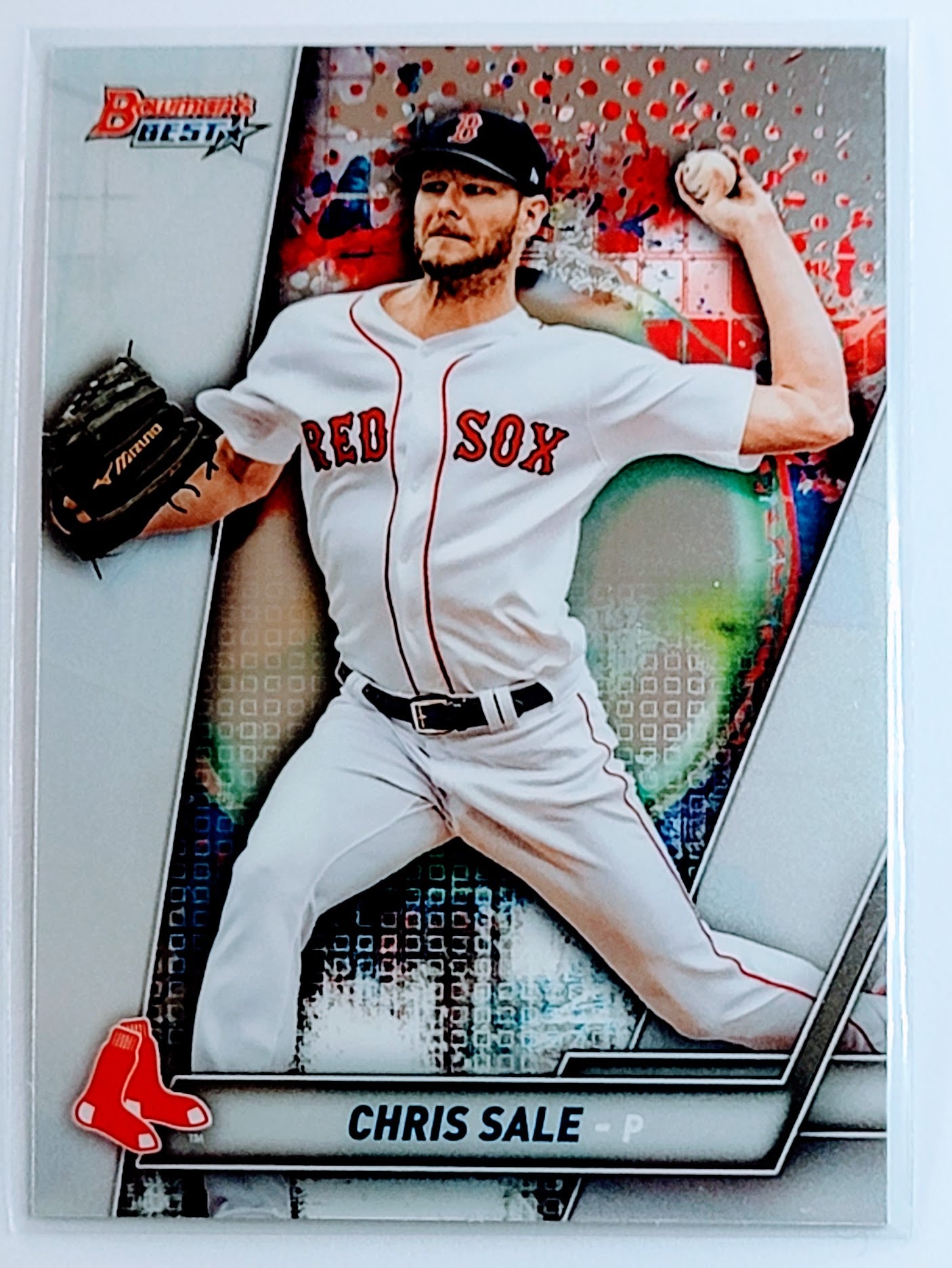 2019 Bowman's Best Chris Sale
Purple Refractor SN250 Boston Red Sox
Baseball Card TH1C4 simple Xclusive Collectibles