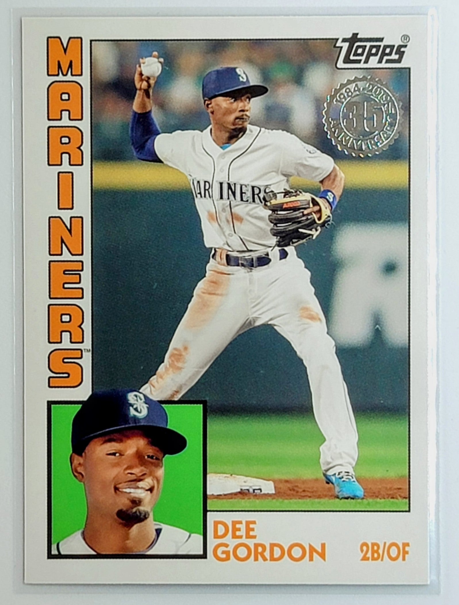 2019 Topps Dee Gordon 1984
  Topps Baseball  Seattle Mariners
  Baseball Card TH1C4 simple Xclusive Collectibles