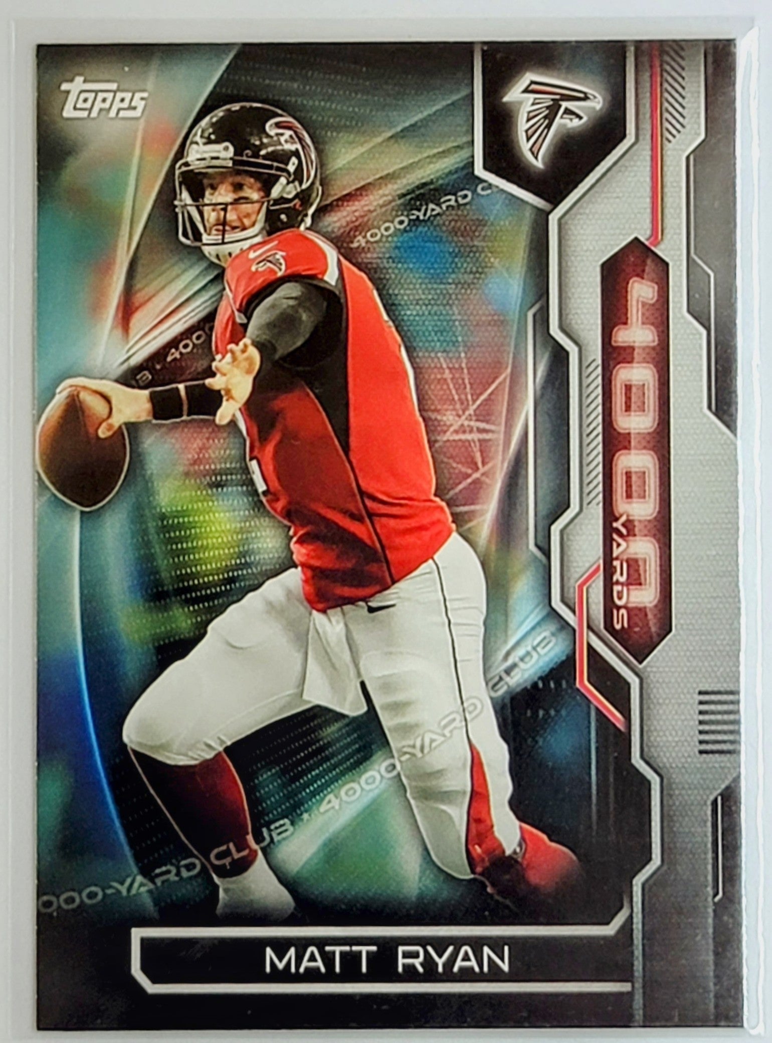 2015 Topps Matt Ryan 4000 Yard
Club Atlanta Falcons Football Card
  TH1C4 simple Xclusive Collectibles   