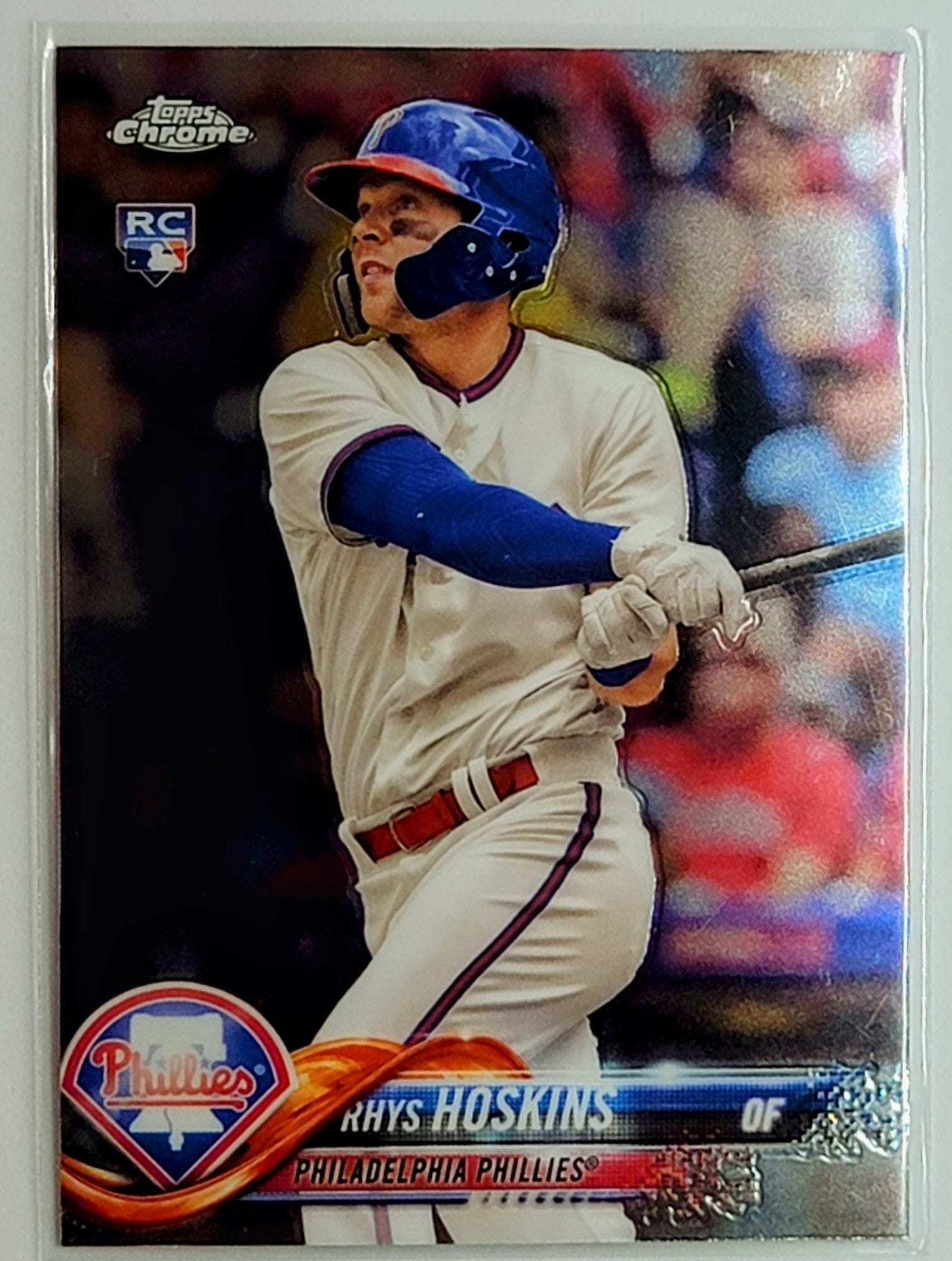 2018 Topps Chrome Update
  Edition Rhys Hoskins
Philadelphia Phillies Baseball Card TH1C4 simple Xclusive Collectibles