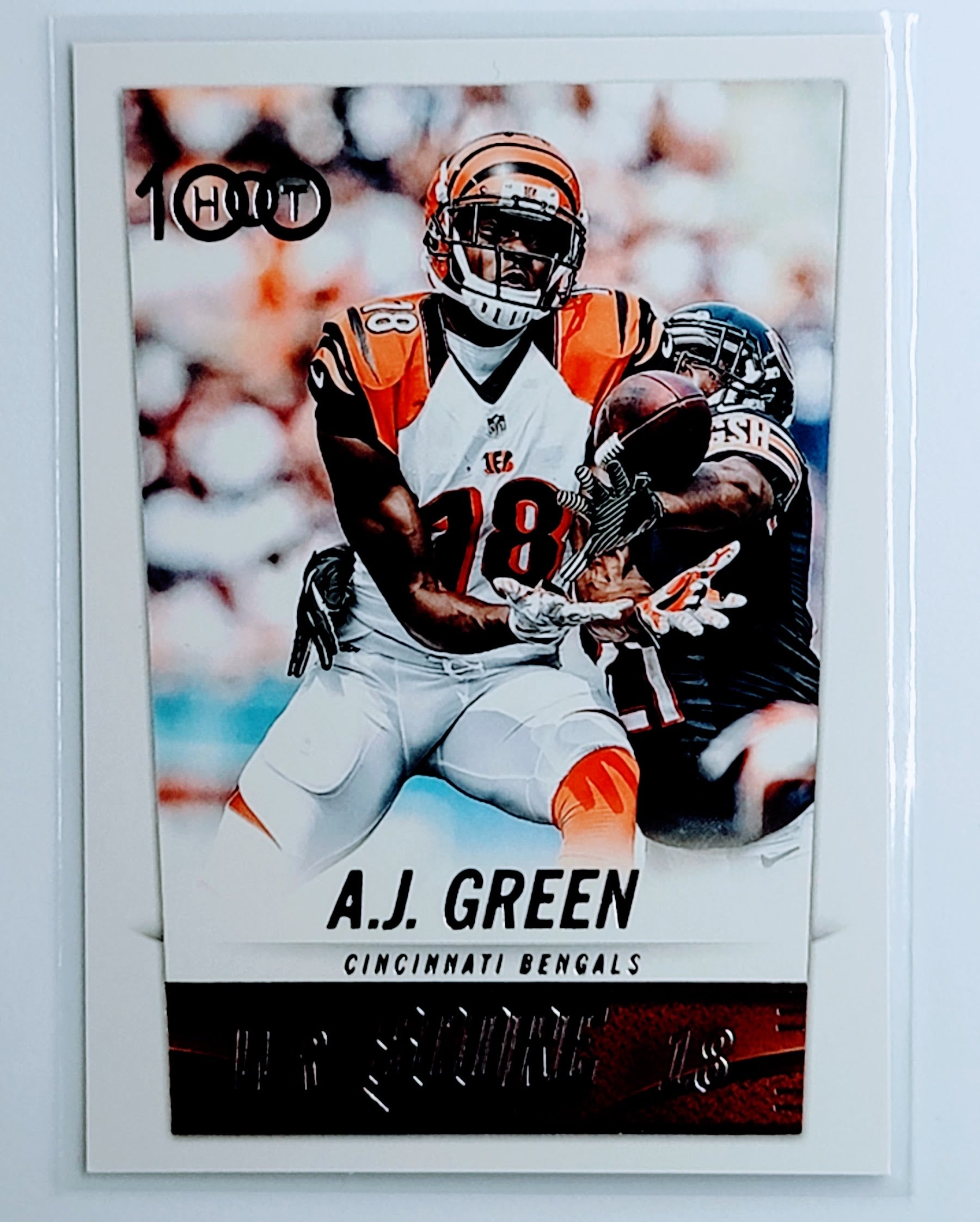 2014 Score A.J. Green H100 Cincinnati Bengals Football Card
TH1C4 simple Xclusive Collectibles