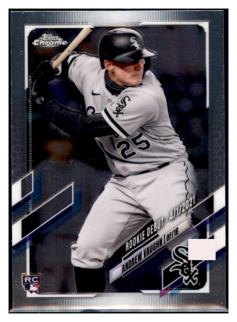 2021 Topps Chrome Update Andrew
  Vaughn  Chicago White Sox #USC19
  Baseball card   SLBT1 simple Xclusive Collectibles
