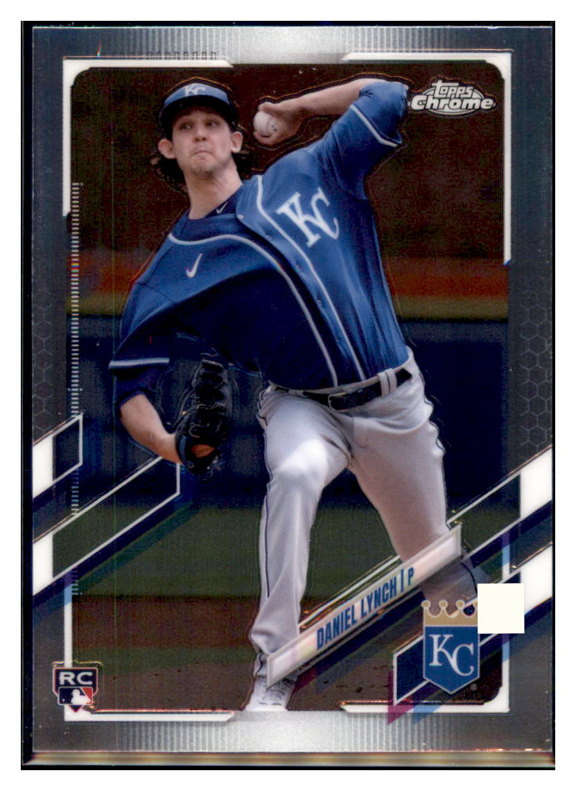 2021 Topps Chrome Update Daniel
  Lynch  Kansas City Royals #USC34
  Baseball card   SLBT1 simple Xclusive Collectibles
