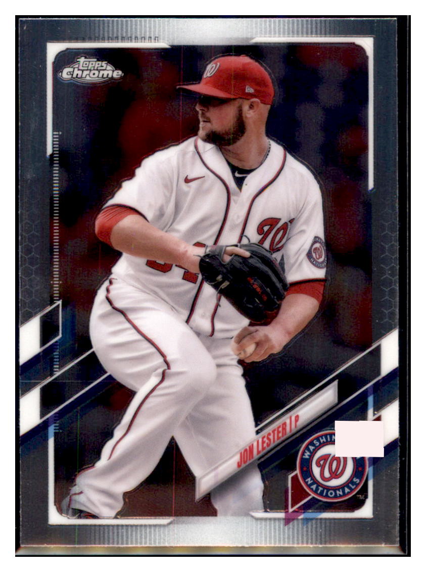 2021 Topps Chrome Update Jon Lester Washington Nationals #USC30 Baseball
card SLBT1 simple Xclusive Collectibles