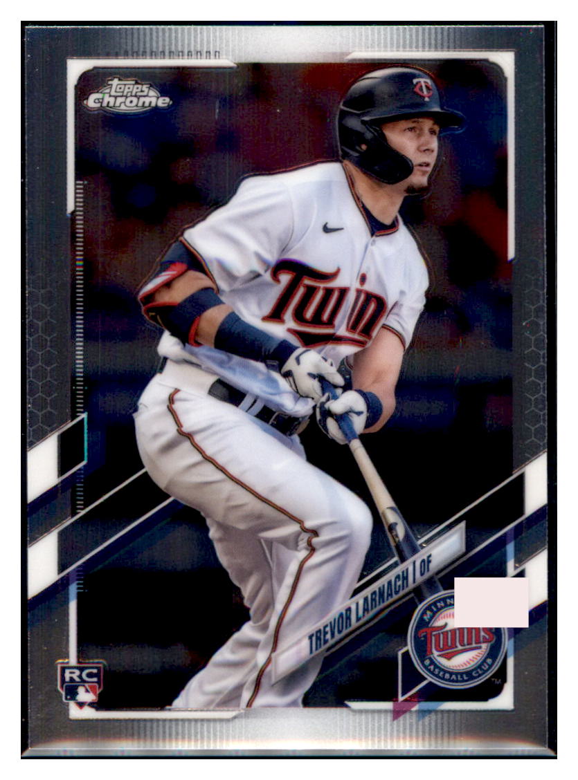 2021 Topps Chrome Update Trevor
  Larnach  Minnesota Twins #USC69
  Baseball card   SLBT1 simple Xclusive Collectibles
