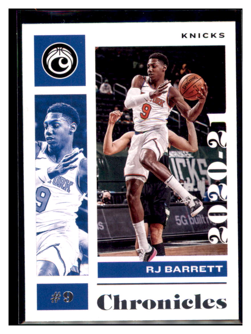 2020 Panini Chronicles RJ Barrett  New York Knicks #18 Basketball card   SLBT1 simple Xclusive Collectibles