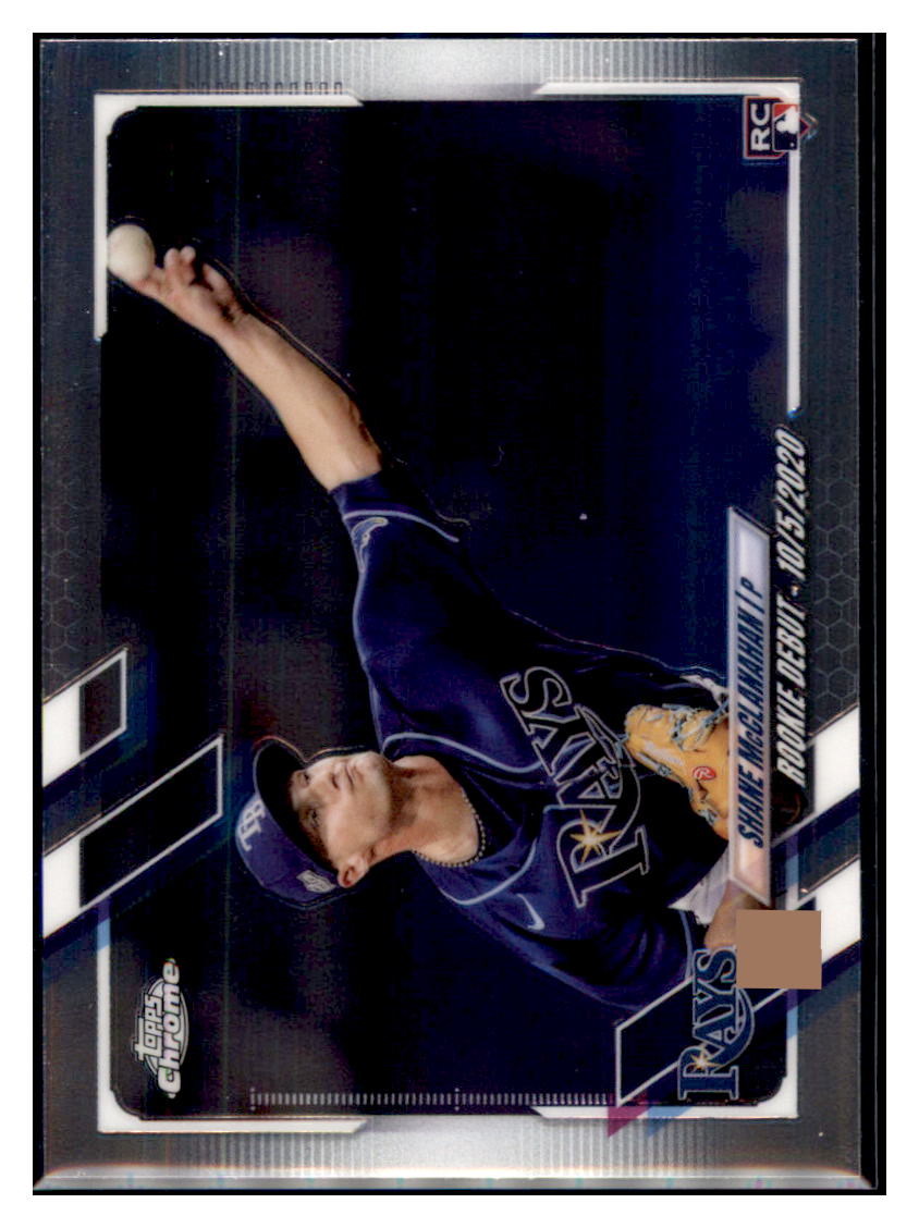 2021 Topps Chrome Update Shane McClanahan Tampa Bay Rays Rookie #USC85
  Baseball card   SLBT1 simple Xclusive Collectibles   