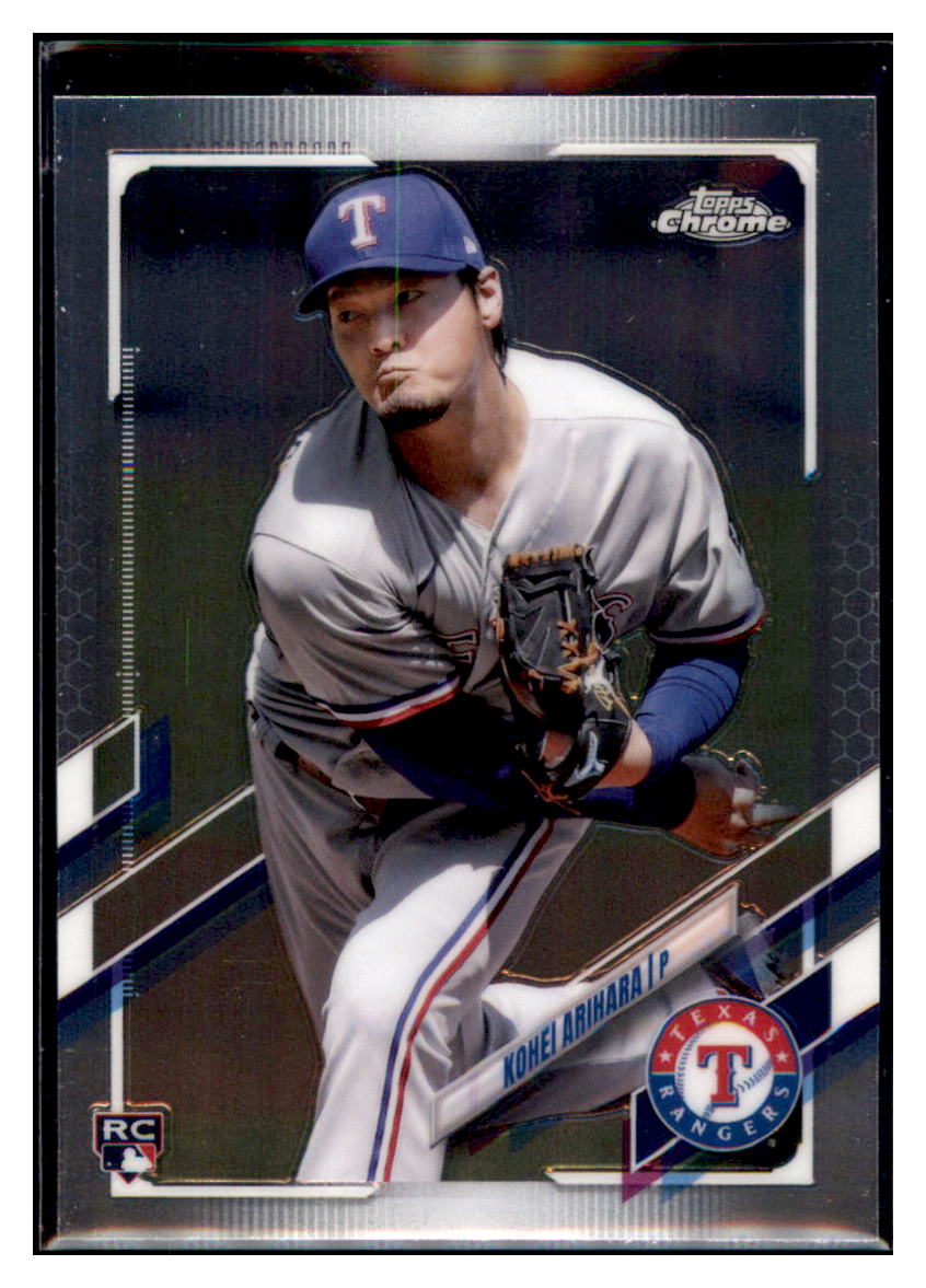 2021 Topps Chrome Update Kohei
  Arihara  Texas Rangers #USC68 Baseball
  card   SLBT1 simple Xclusive Collectibles
