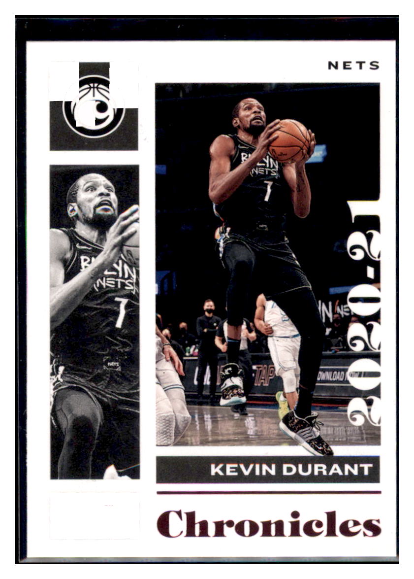 2020 Panini Chronicles Kevin Durant Brooklyn Nets #10 Basketball card SLBT1 simple Xclusive Collectibles