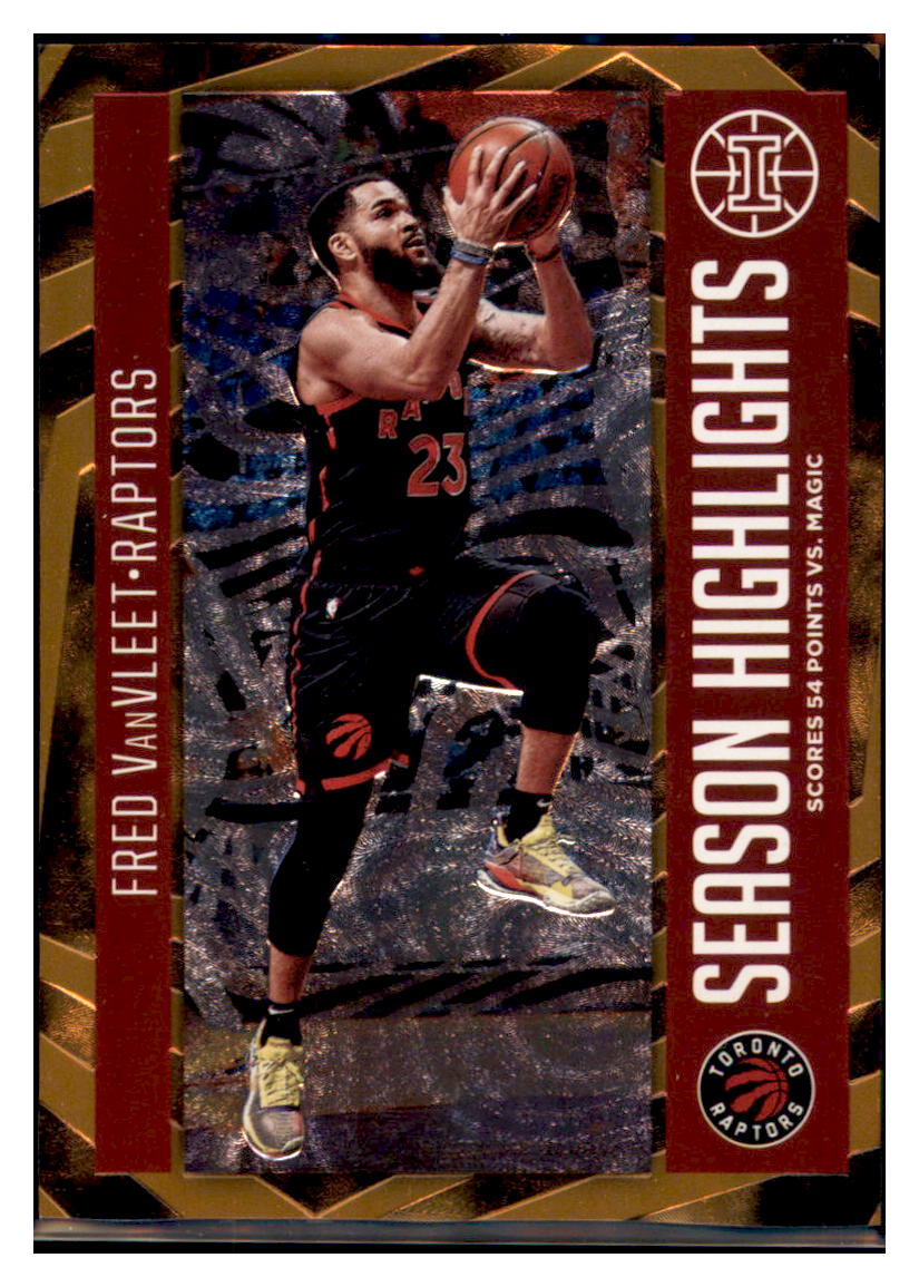 2020 Panini Illusions Fred VanVleet Toronto Raptors #12 Basketball card SLBT1 simple Xclusive Collectibles