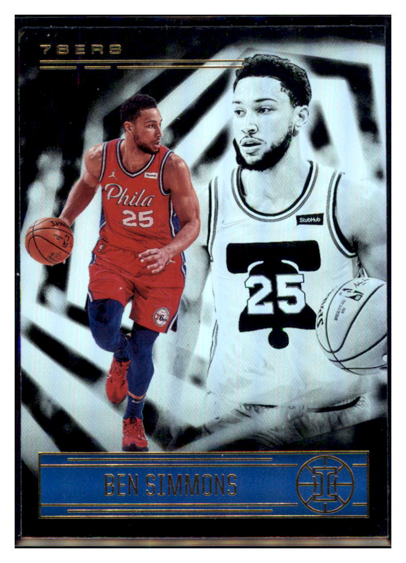 2020 Panini Illusions Ben Simmons Philadelphia 76ers #94 Basketball card SLBT1_1a simple Xclusive Collectibles