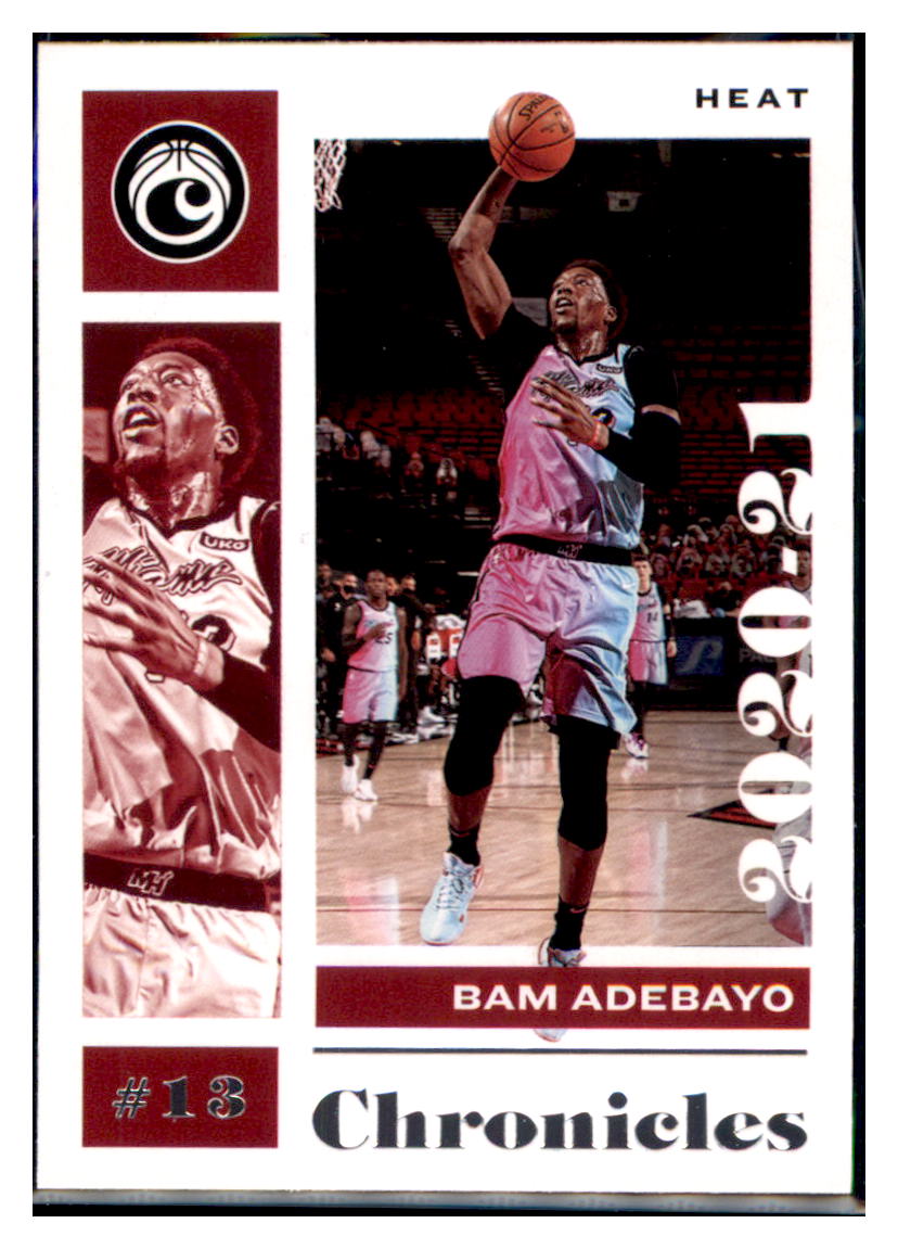 2020 Panini Chronicles Bam Adebayo  Miami Heat #23 Basketball card   SLBT1 simple Xclusive Collectibles   