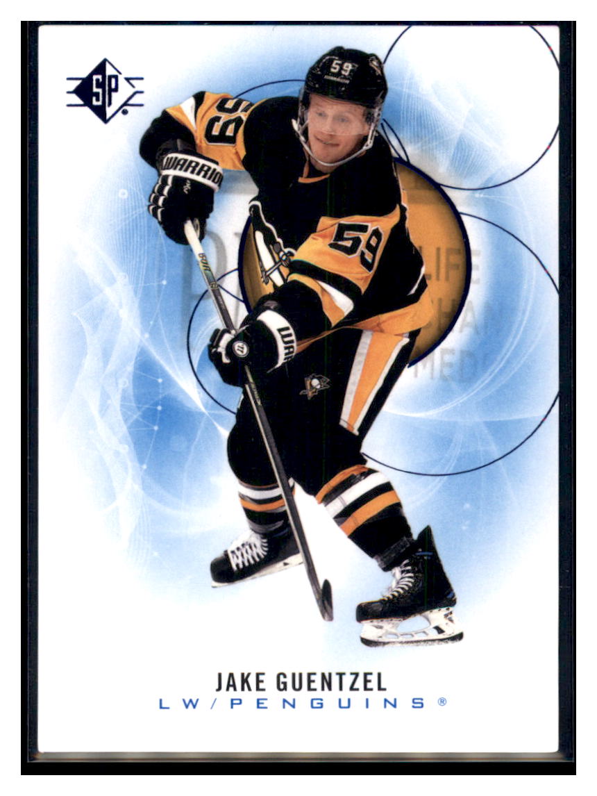 2020 SP Jake Guentzel Pittsburgh Penguins #34 Hockey card LSL1 simple Xclusive Collectibles