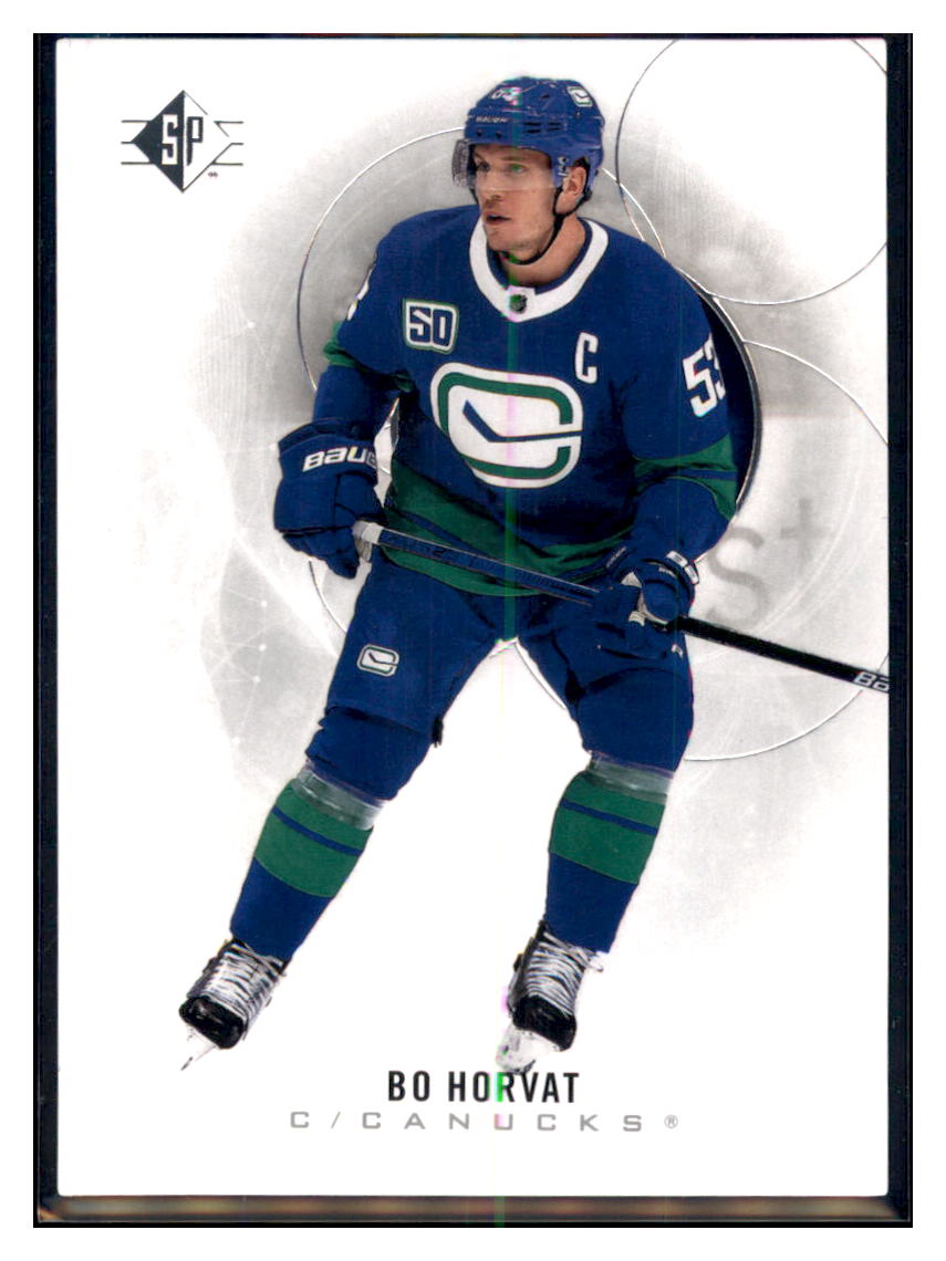 2020 SP Bo Horvat Vancouver Canucks #66 Hockey card LSL1 simple Xclusive Collectibles