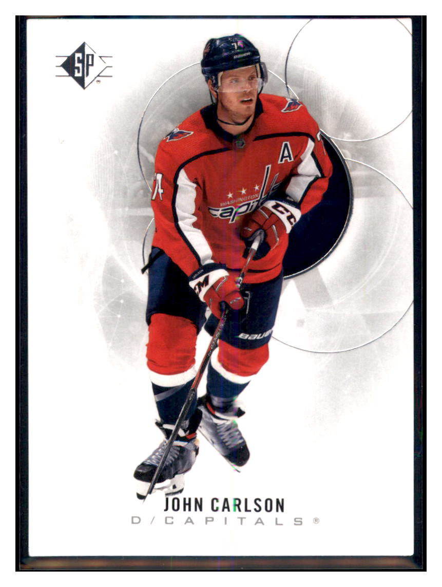 JOHN CARLSON autographed Washington Capitals Red Hockey Jersey