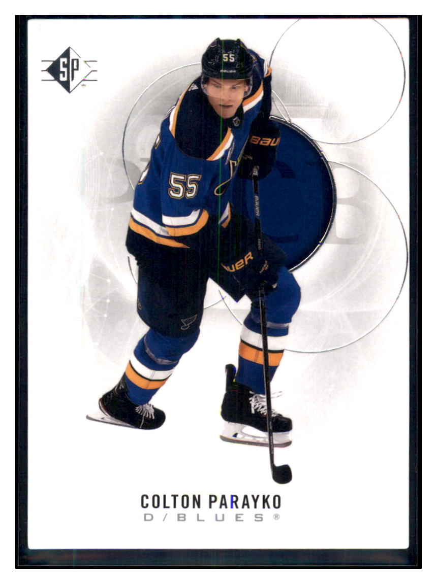 2020 SP Colton Parayko St. Louis Blues #45 Hockey card LSL1 simple Xclusive Collectibles