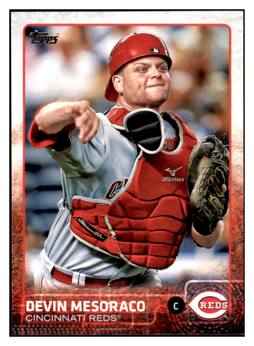 2015 Topps Devin Mesoraco Cincinnati Reds #182 Baseball card M32P1 simple Xclusive Collectibles