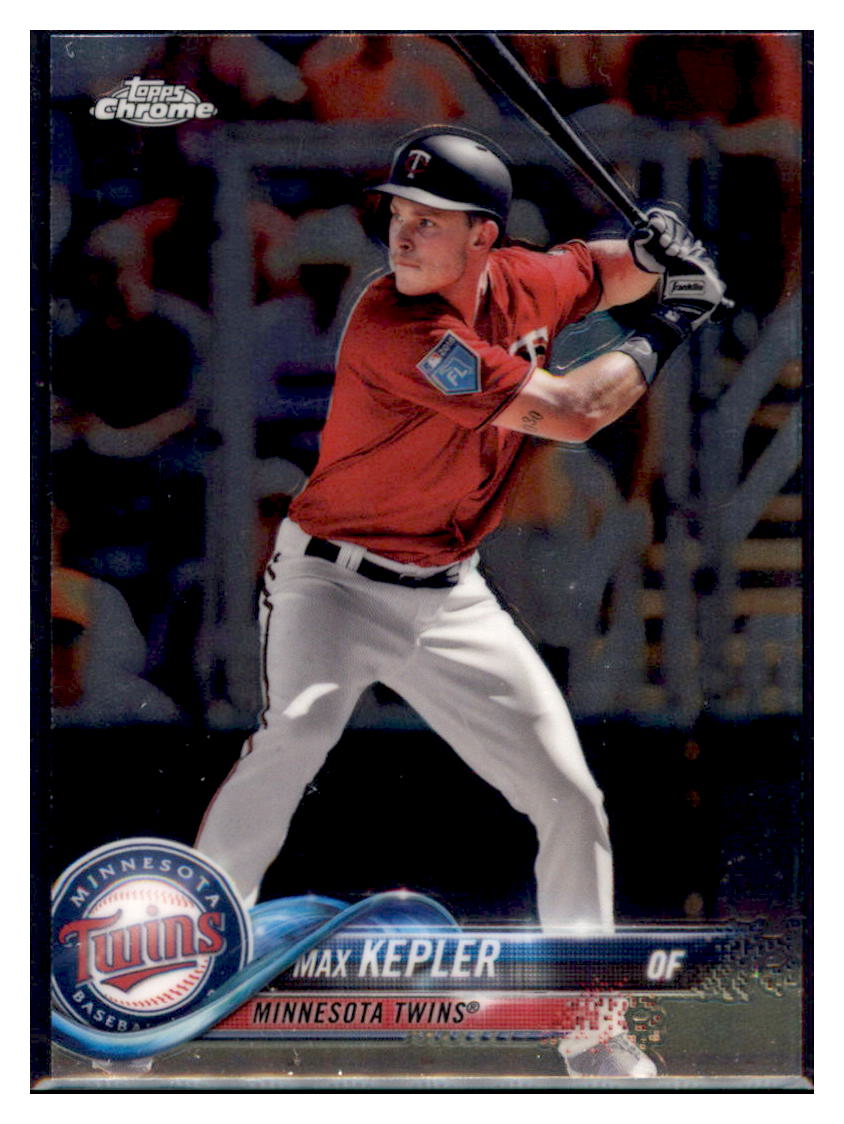 2018 Topps Chrome Max Kepler Minnesota Twins #27 Baseball card M32P1 simple Xclusive Collectibles