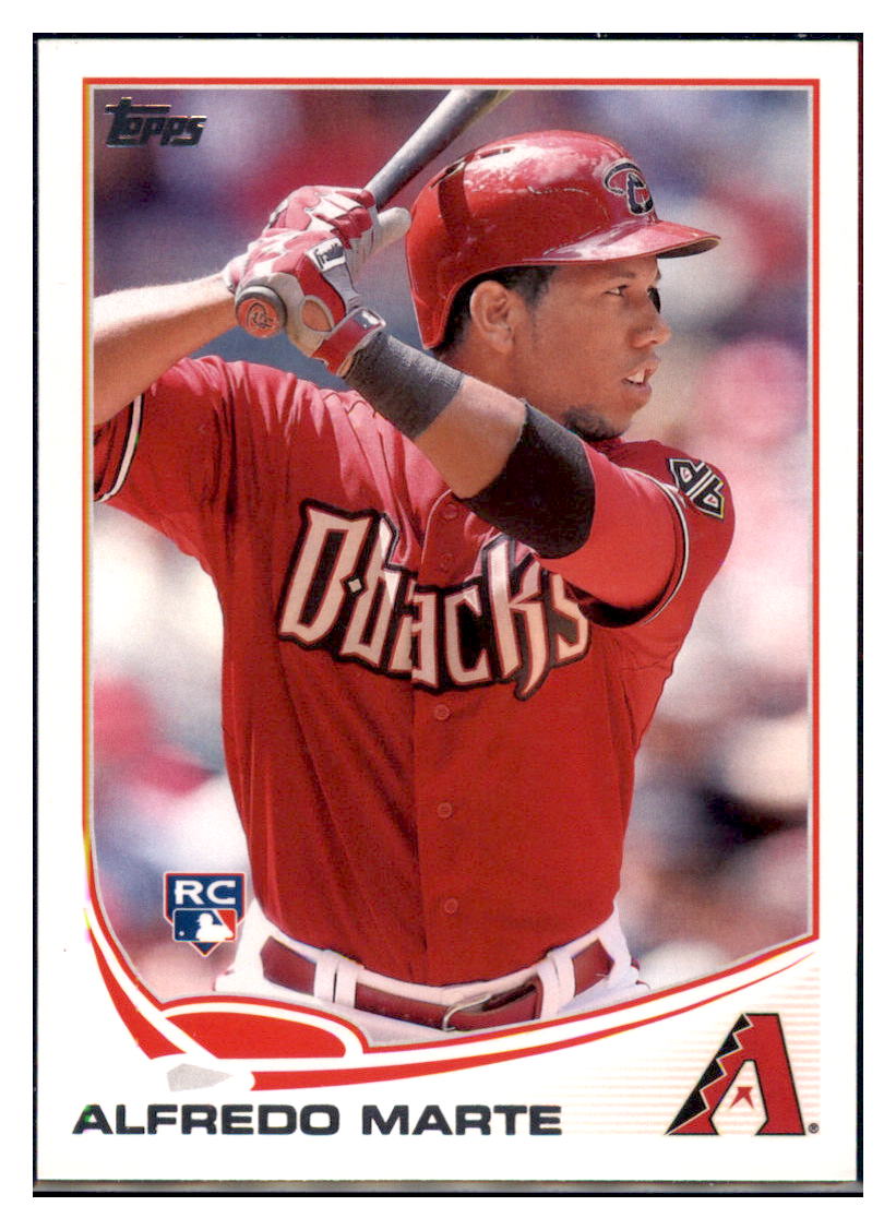 2013 Topps Alfredo Marte  Arizona Diamondbacks #422 Baseball
  card   M32P1 simple Xclusive Collectibles