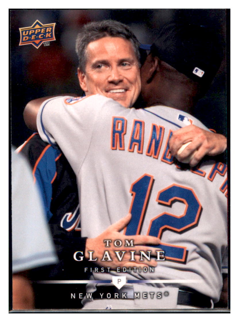 2008 Upper Deck First Edition Tom
Glavine New York Mets #125 Baseball
card M32P1 simple Xclusive Collectibles