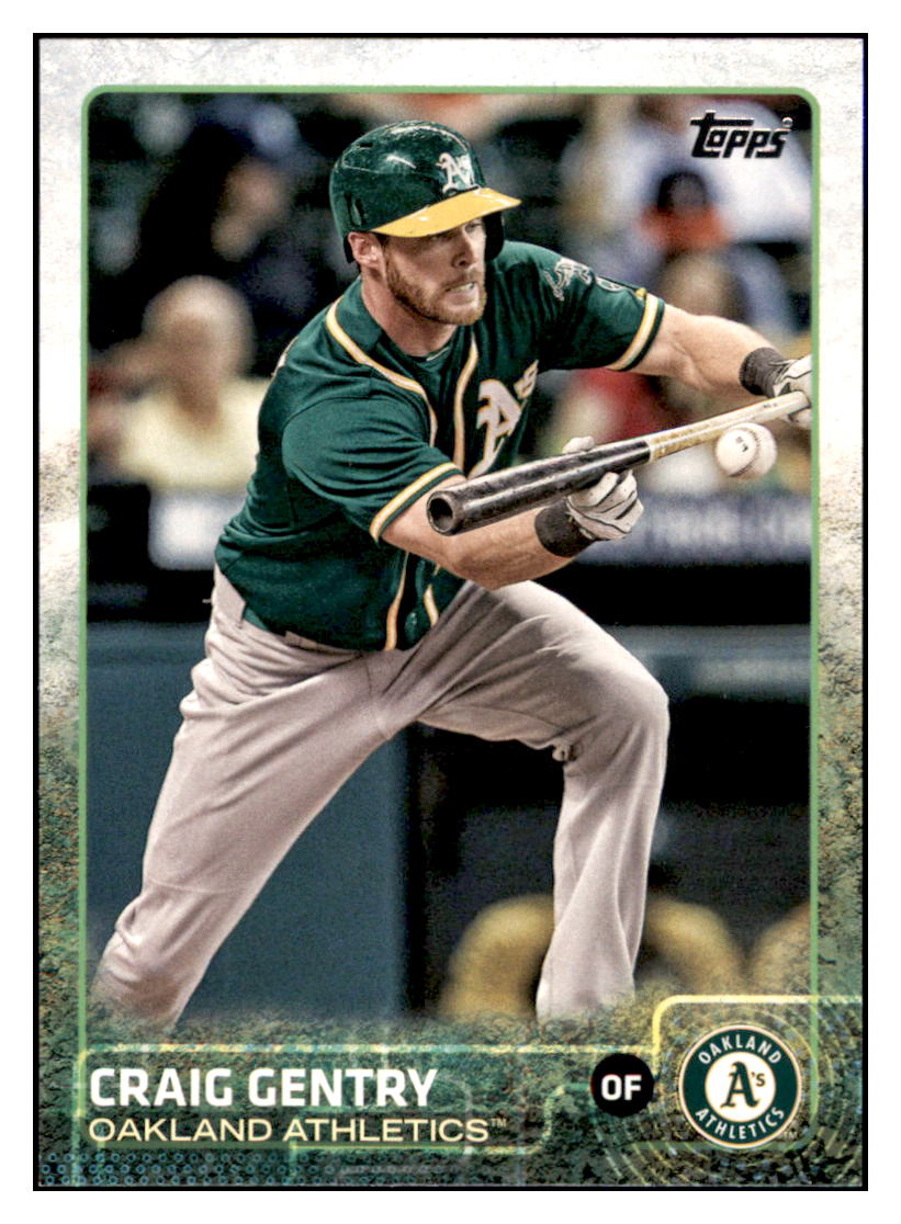 2015 Topps Craig Gentry  Oakland Athletics #183 Baseball card   M32P1 simple Xclusive Collectibles