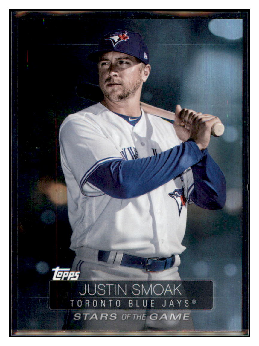 2019 Topps Justin Smoak Stars of the Game Toronto Blue Jays #SSB-73  Baseball, card M32P1