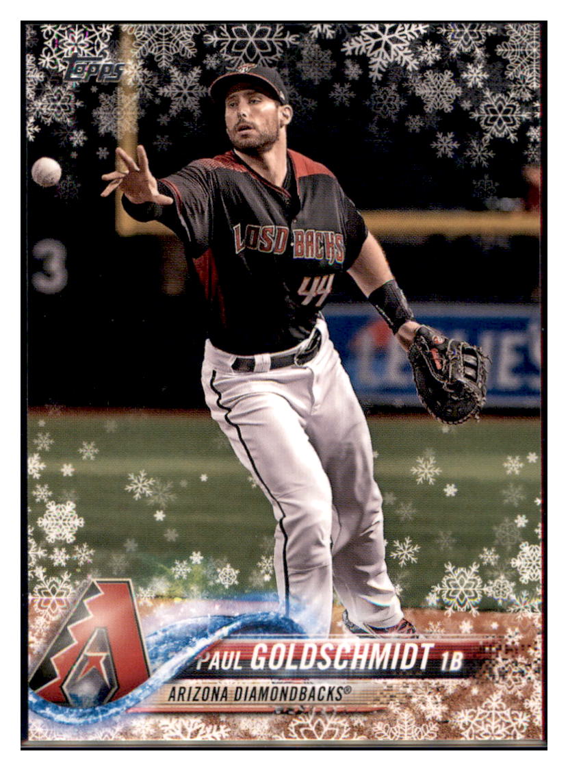 2018 Topps Holiday Paul Goldschmidt Arizona Diamondbacks #HMW77 Baseball
card M32P1 simple Xclusive Collectibles