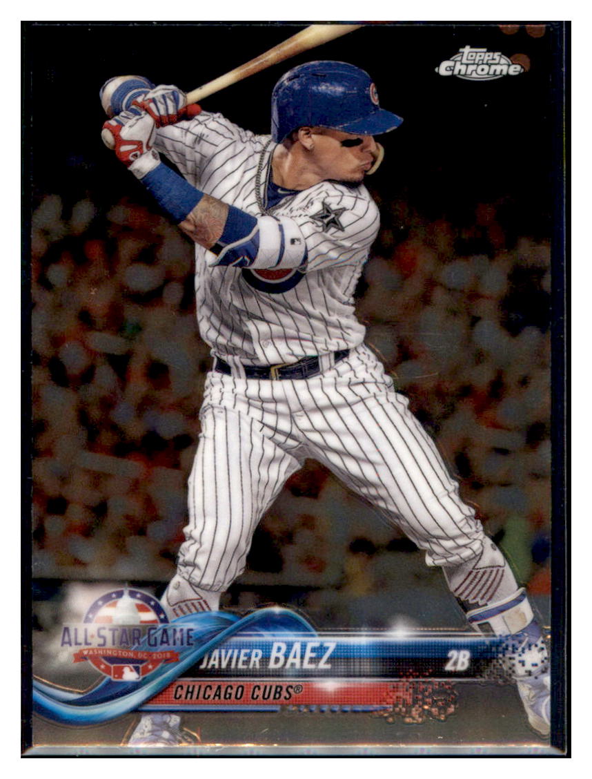 2018 Topps Chrome Update Edition Javier
Baez Chicago Cubs #HMT63 Baseball
card M32P1 simple Xclusive Collectibles