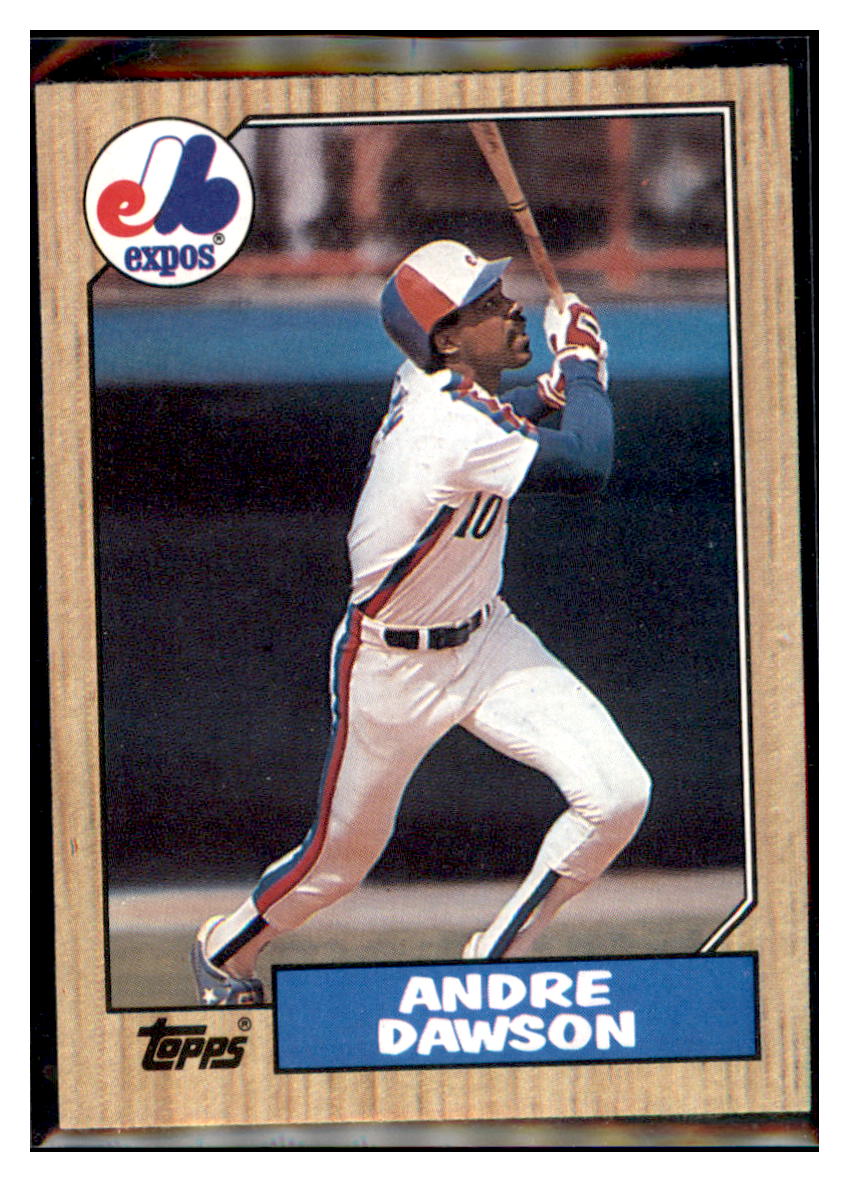 1987 Topps Andre Dawson Montreal Expos #345 Baseball card M32P1 simple Xclusive Collectibles