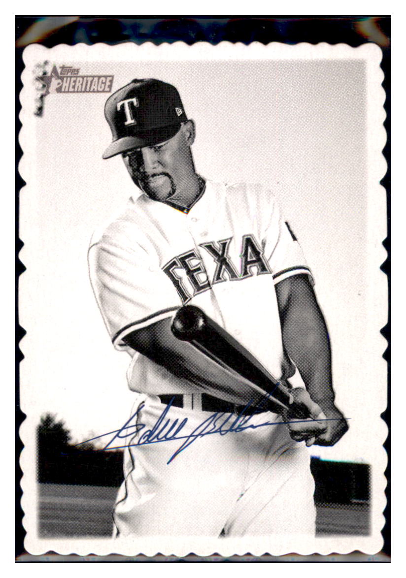 2018 Topps Heritage Adrian Beltre 1969 Deckle Texas Rangers #21 Baseball card M32P1 simple Xclusive Collectibles