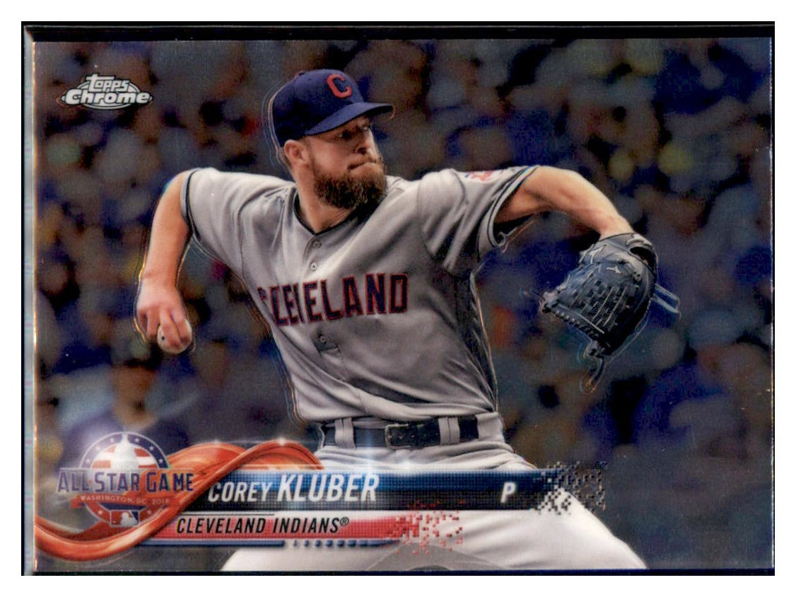 2018 Topps Chrome Update Edition Corey
Kluber Cleveland Indians #HMT85
Baseball card M32P1 simple Xclusive Collectibles