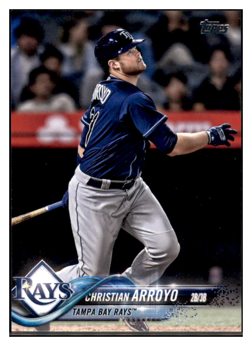 2018 Topps Update Christian Arroyo Tampa Bay Rays #US193 Baseball card M32P1 simple Xclusive Collectibles