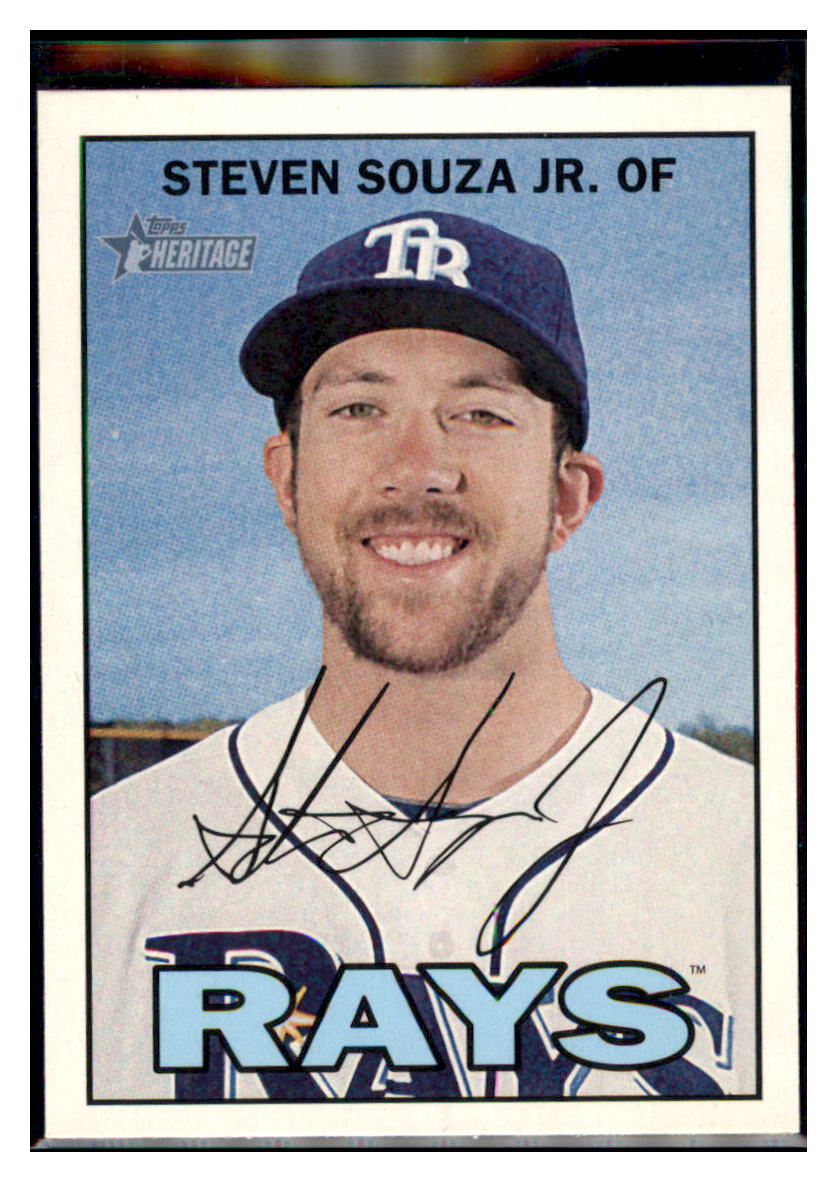 2016 Topps Heritage Steven Souza Jr.  Tampa Bay Rays #316 Baseball card   M32P1 simple Xclusive Collectibles