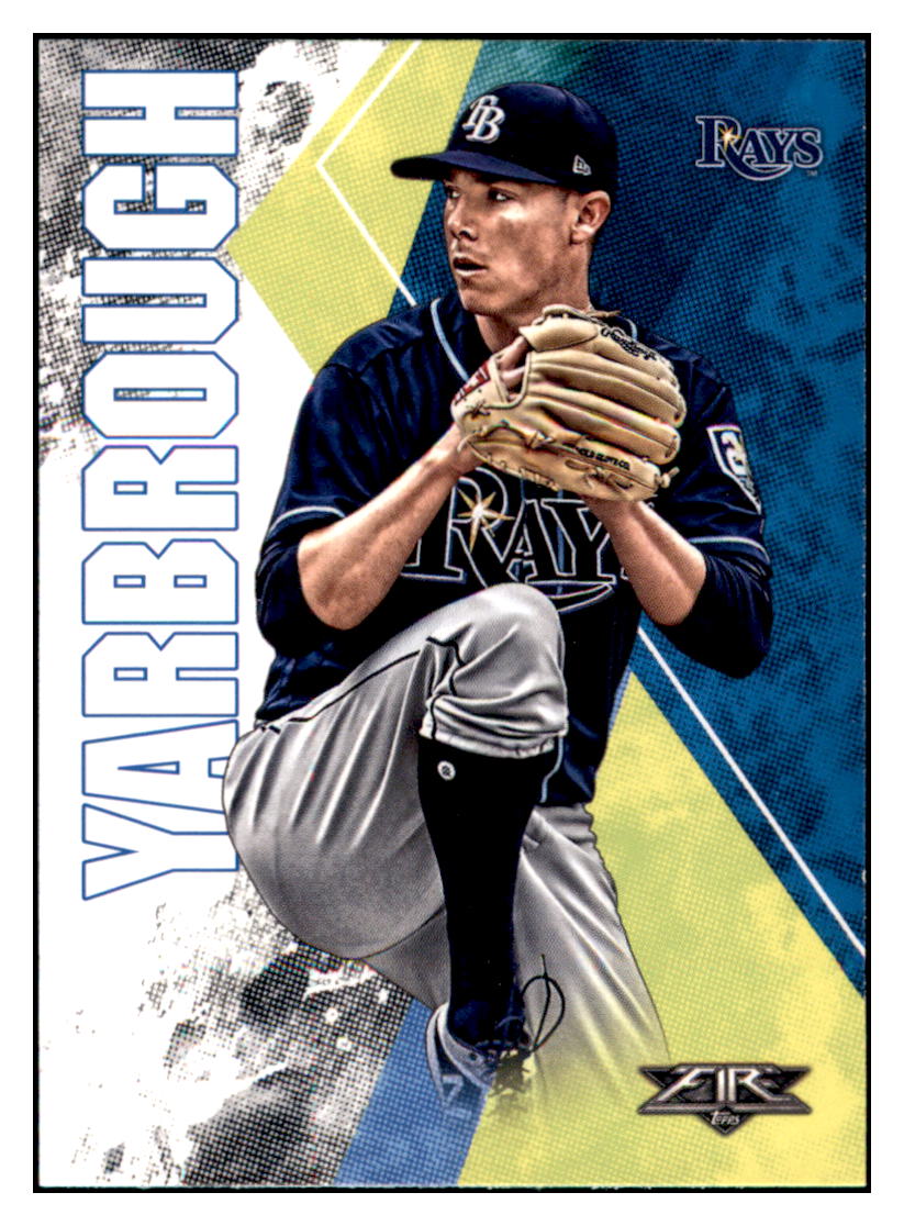 2019 Topps Fire Ryan Yarbrough Tampa Bay Rays #189 Baseball card M32P1 simple Xclusive Collectibles